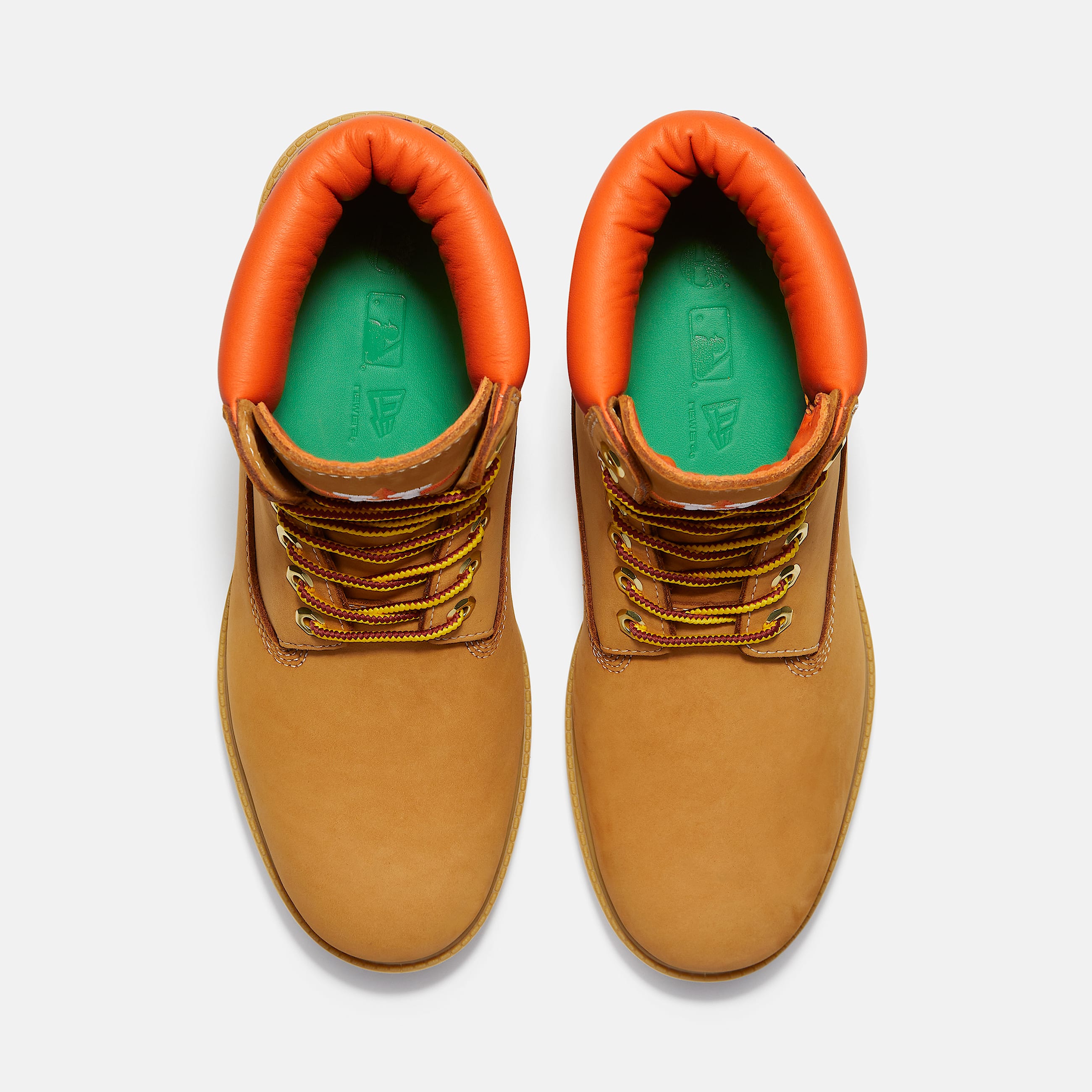 Botas impermeables Timberland Heritage de 6 pulgadas para Hombre TBL Nobuck color trigoNaranja ALT2