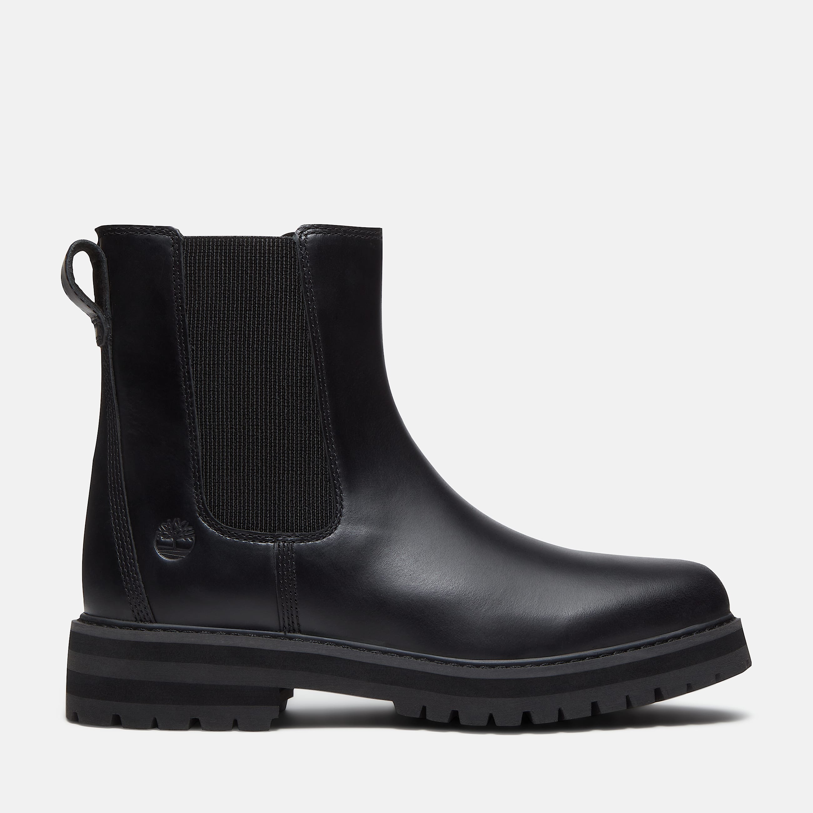 Bottine cambre Britton Drive pour femmes TBL Cuir pleine fleur noir HERO