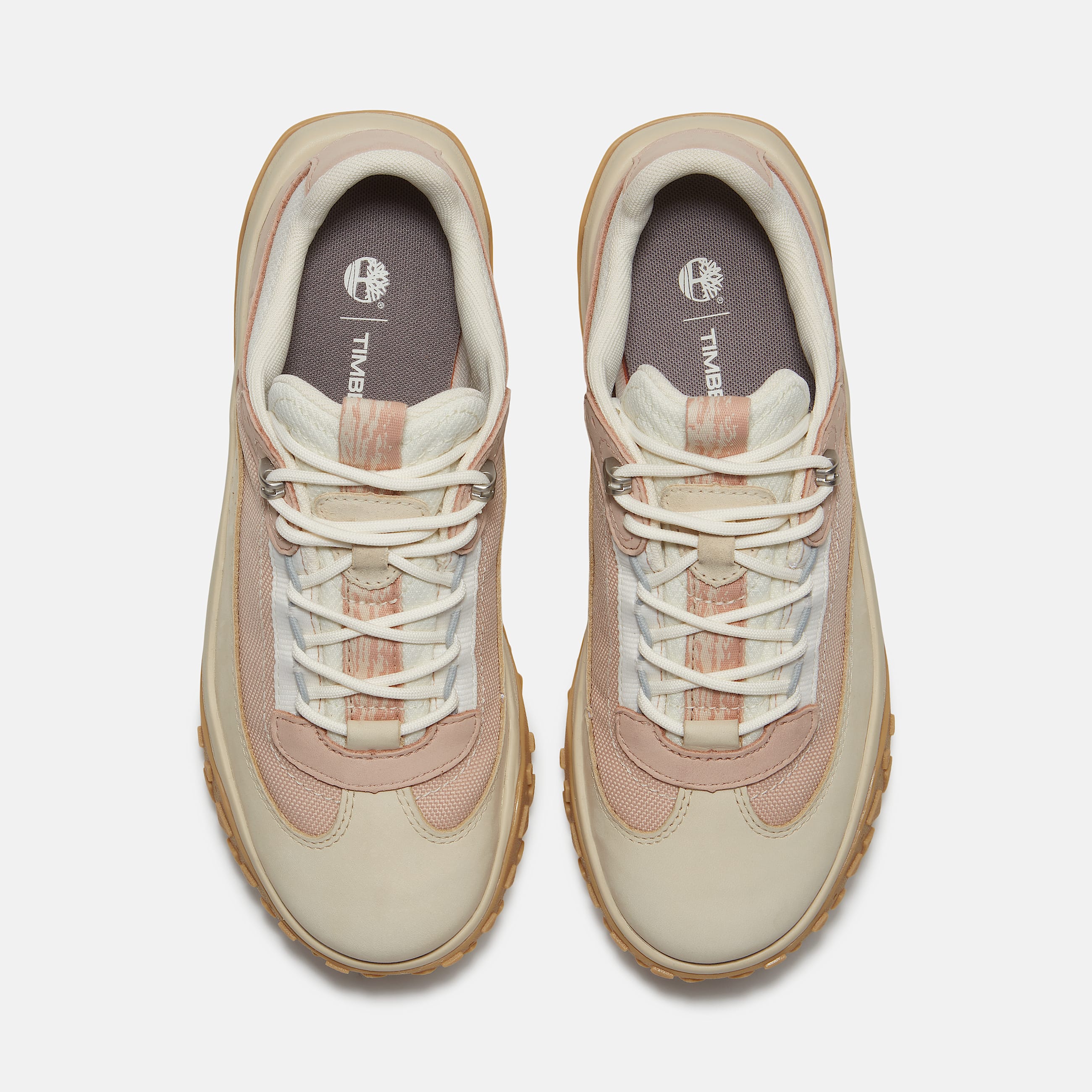 Womens TimberCush Motion 7 Waterproof Sneaker TBL Light Beige Nubuck ALT2