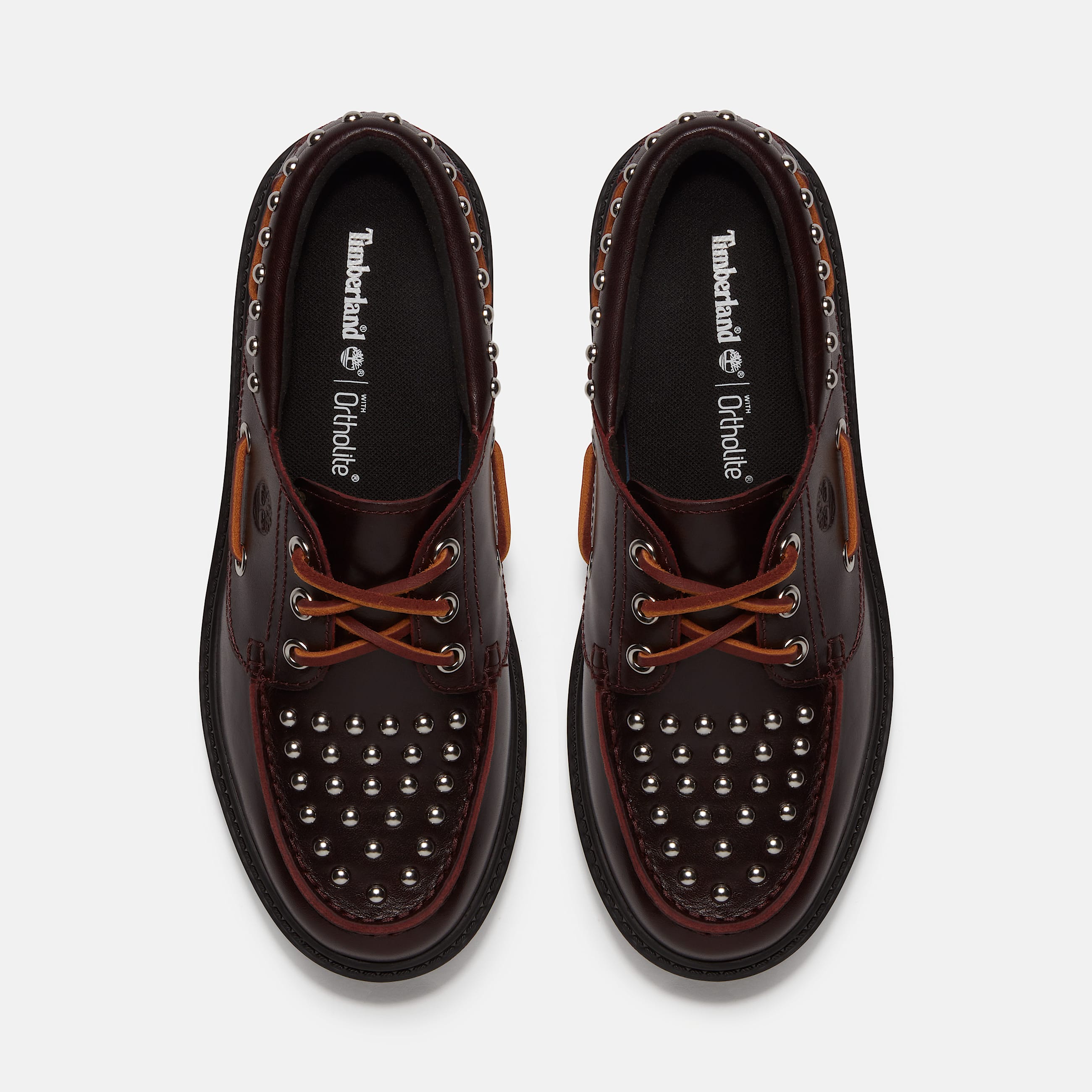 Womens Stone Street Platform Boat Shoe TBL Burgundy FullGrain ALT2