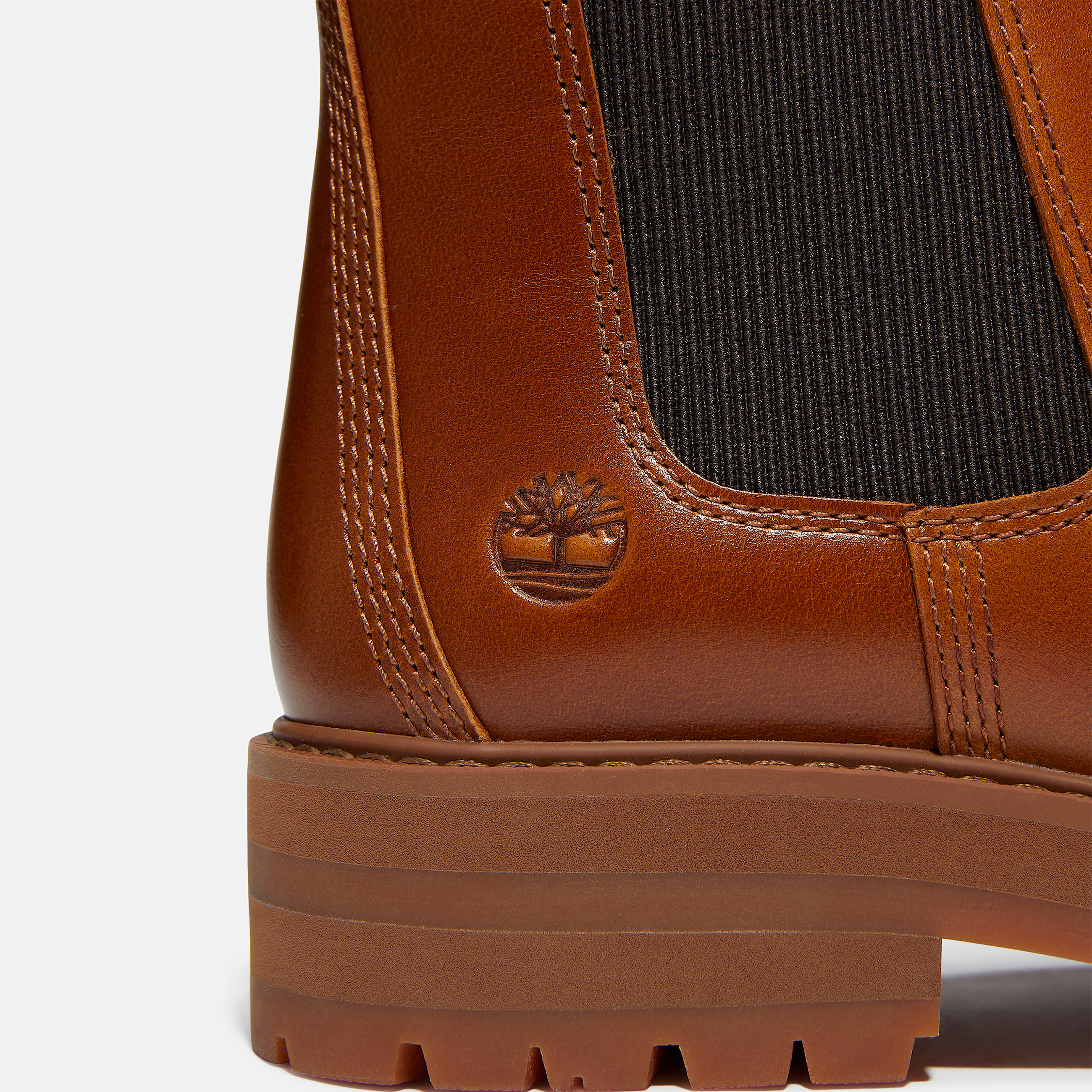Botas Chelsea Britton Drive para Mujer TBL Piel de grano entero marrn medio ALT7