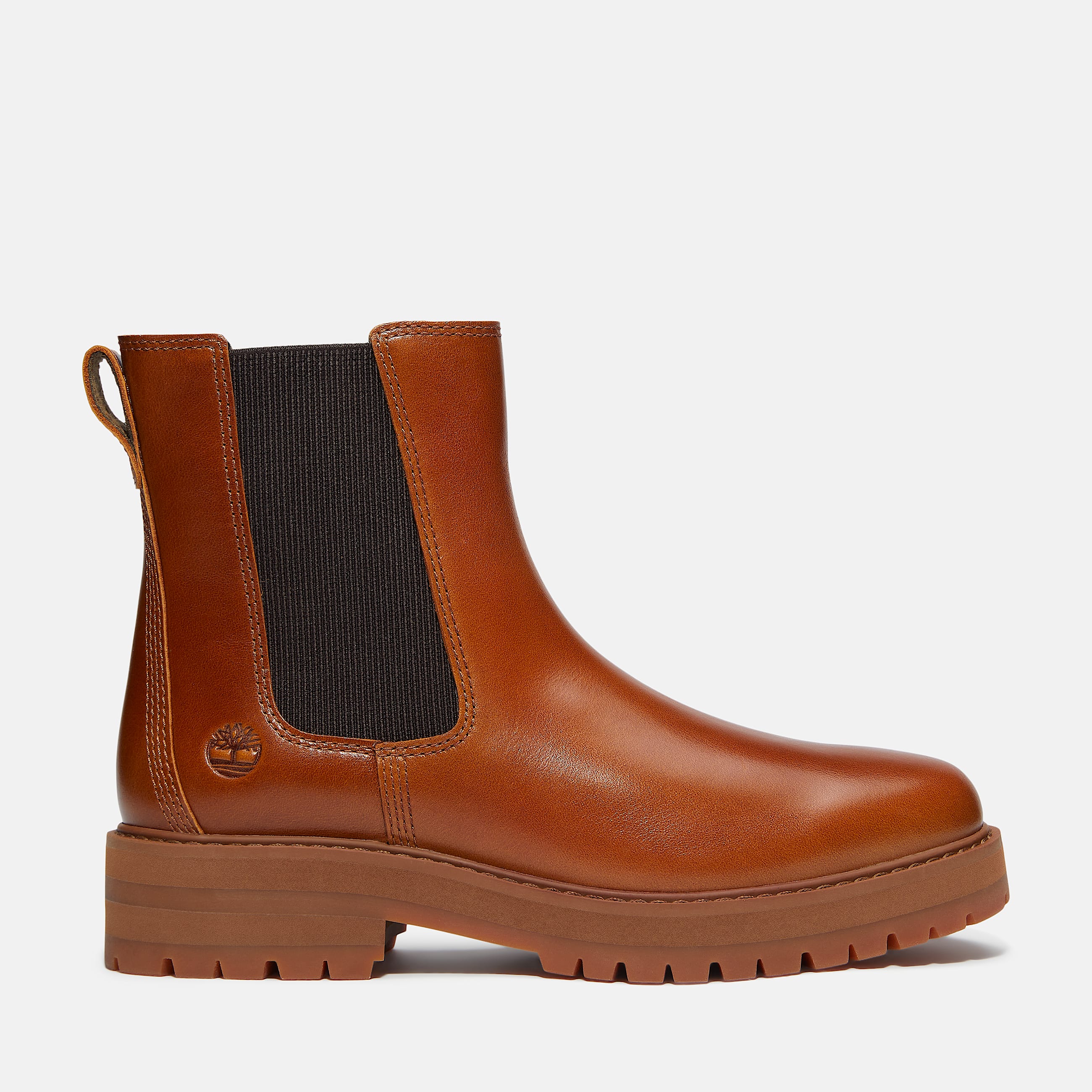 Botas Chelsea Britton Drive para Mujer TBL Piel de grano entero marrn medio HERO