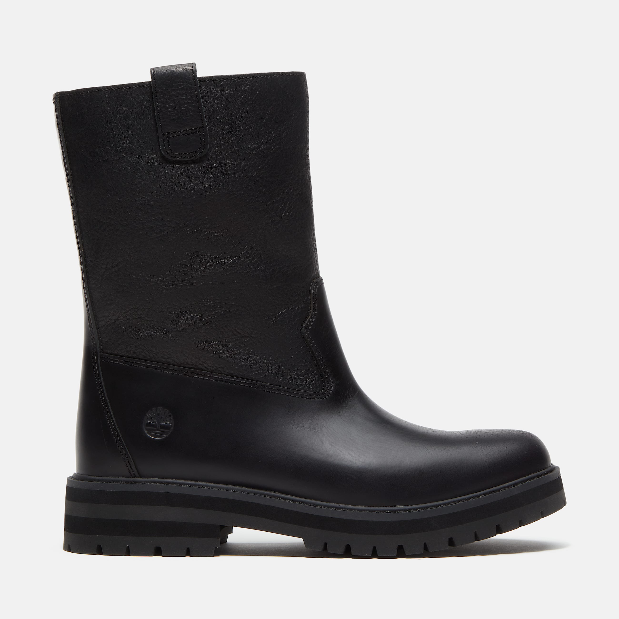 Botas Britton Drive PullOn para Mujer TBL Piel de grano entero negro HERO