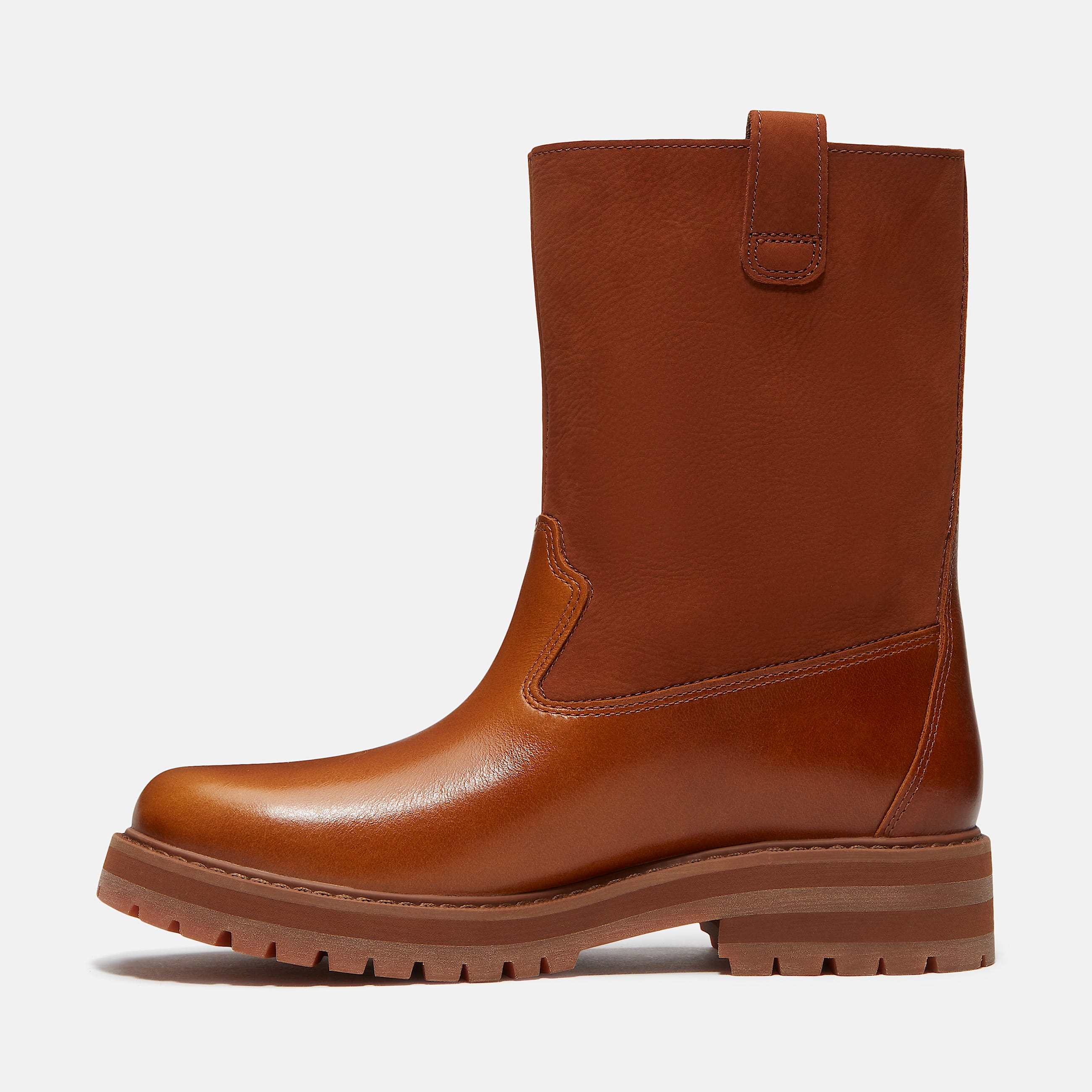 Botas Britton Drive PullOn para Mujer TBL Piel de grano entero marrn medio ALT6