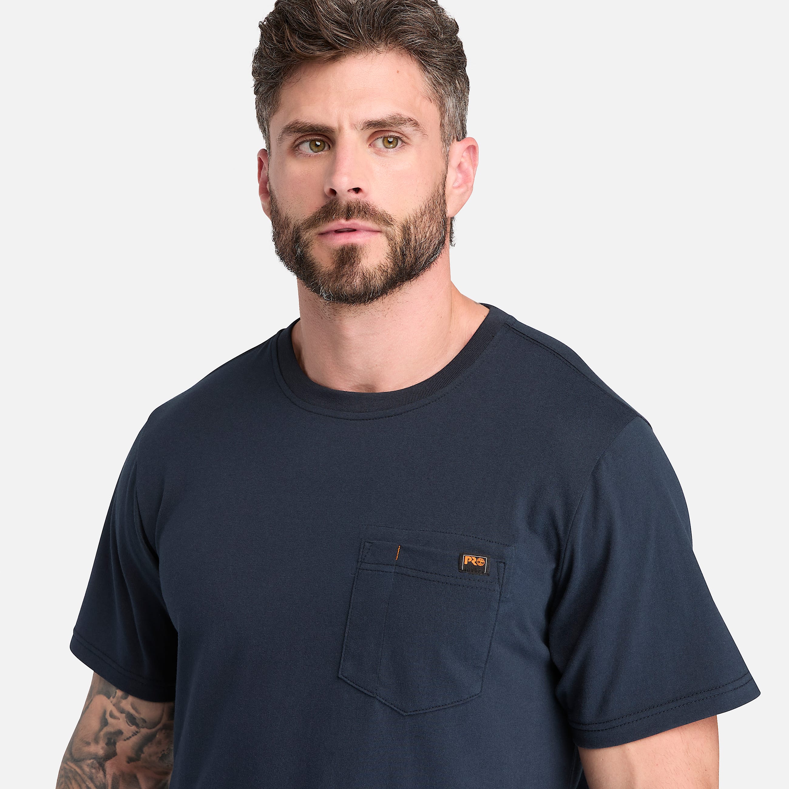 Mens Timberland PRO ShortSleeve Pocket TShirt TBL Carbon ALT3