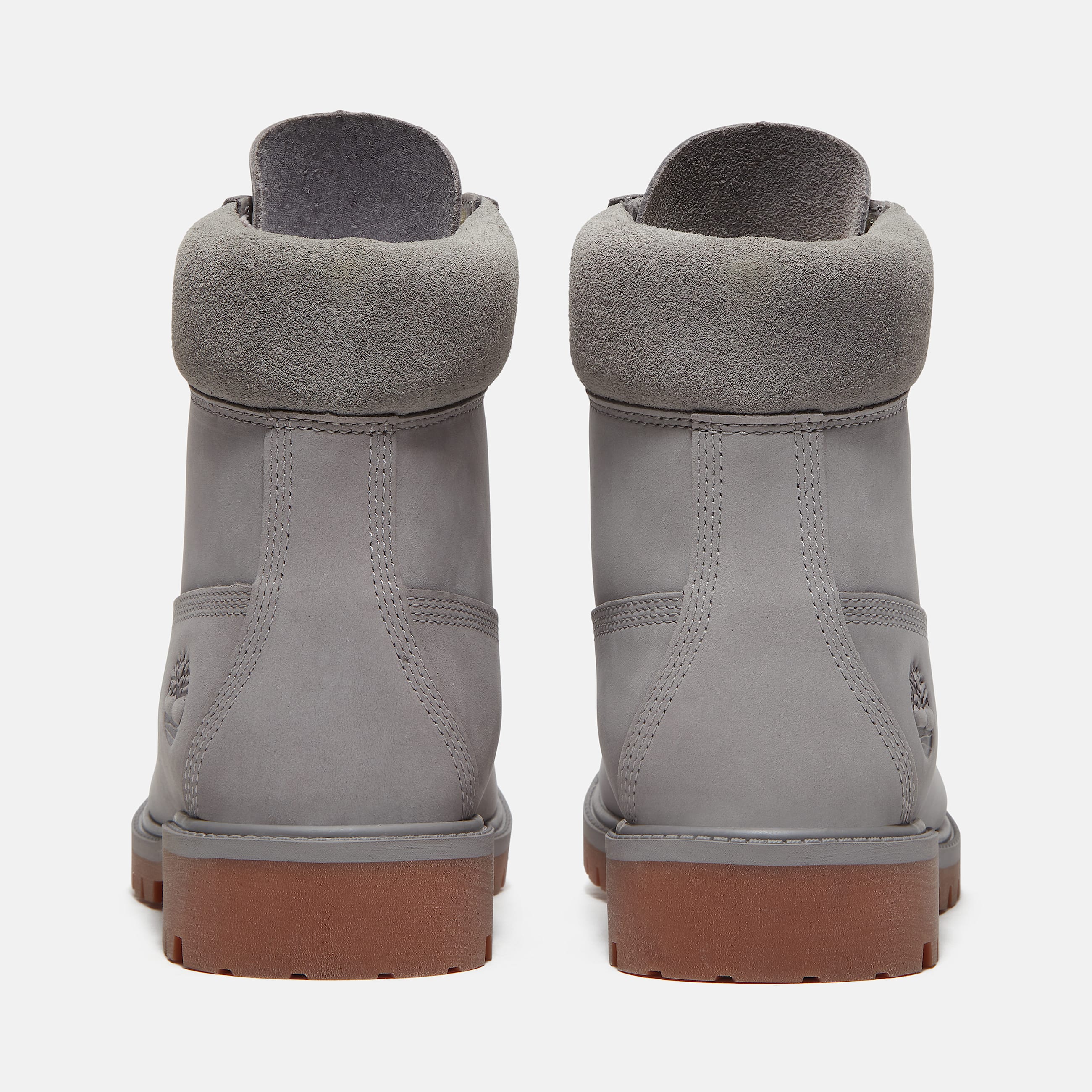 Mens Timberland Heritage 6Inch Waterproof Boot TBL Medium Greyout Nubuck ALT5