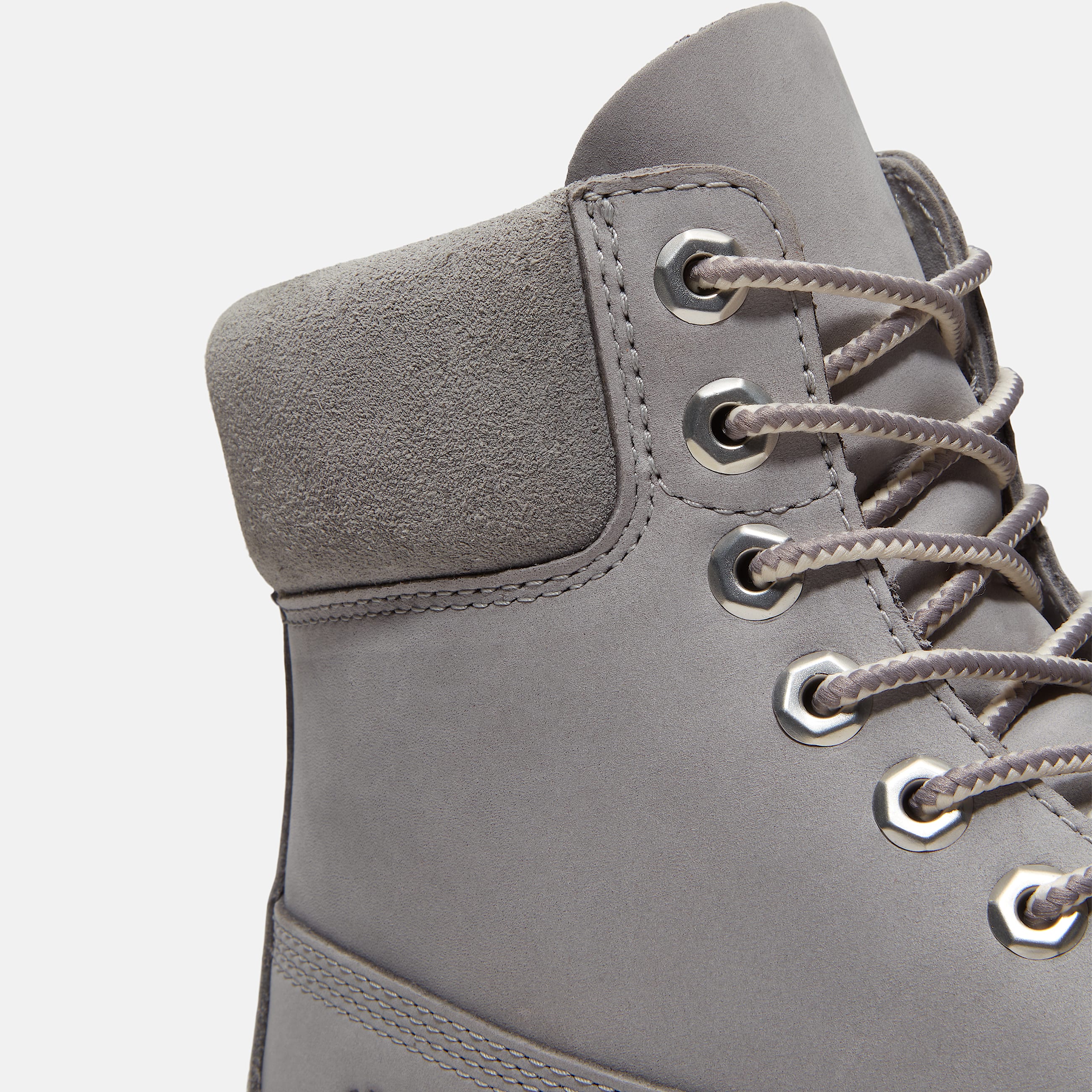 Mens Timberland Heritage 6Inch Waterproof Boot TBL Medium Greyout Nubuck ALT7
