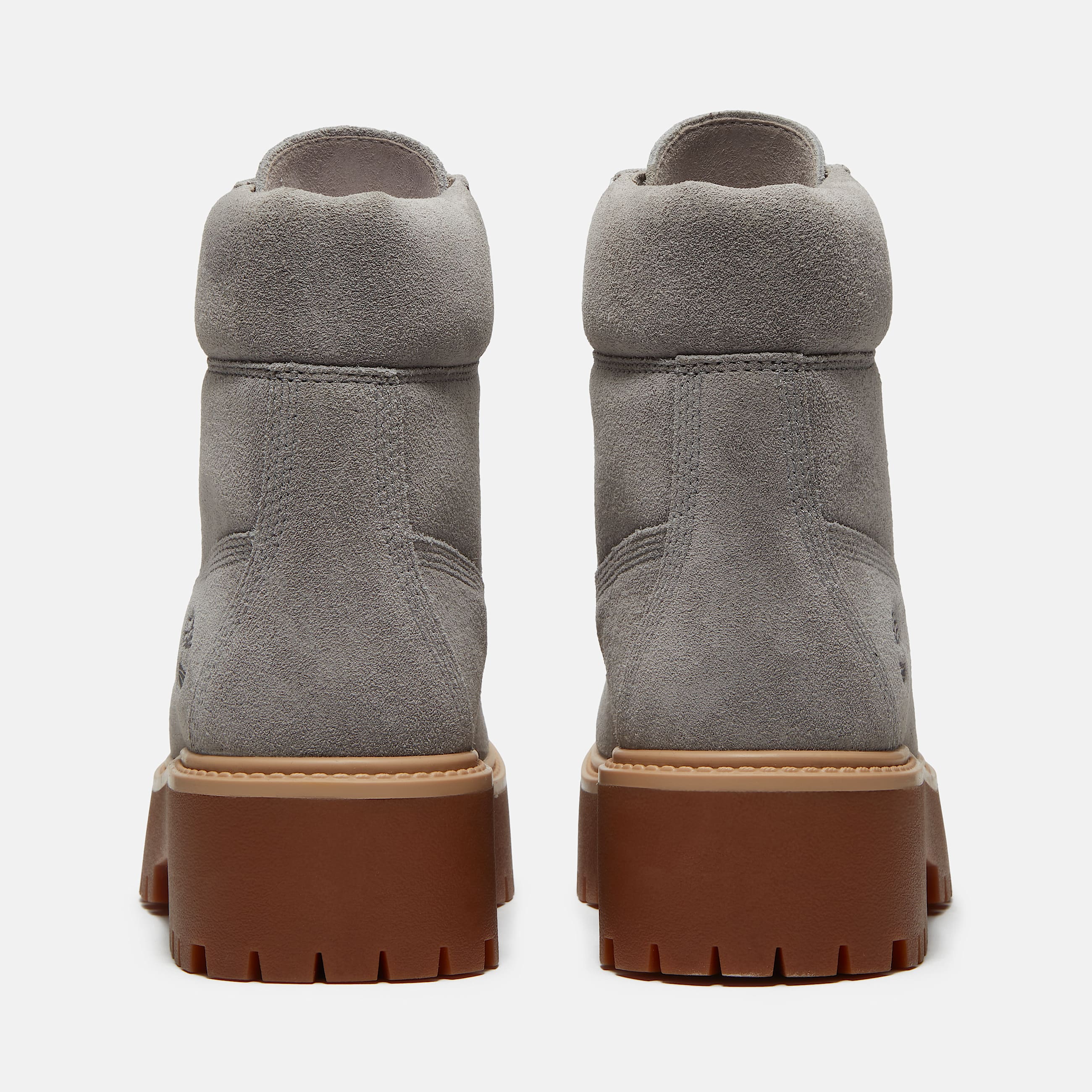 Womens Stone Street Platform 6Inch Boot TBL Medium Grey Suede ALT5