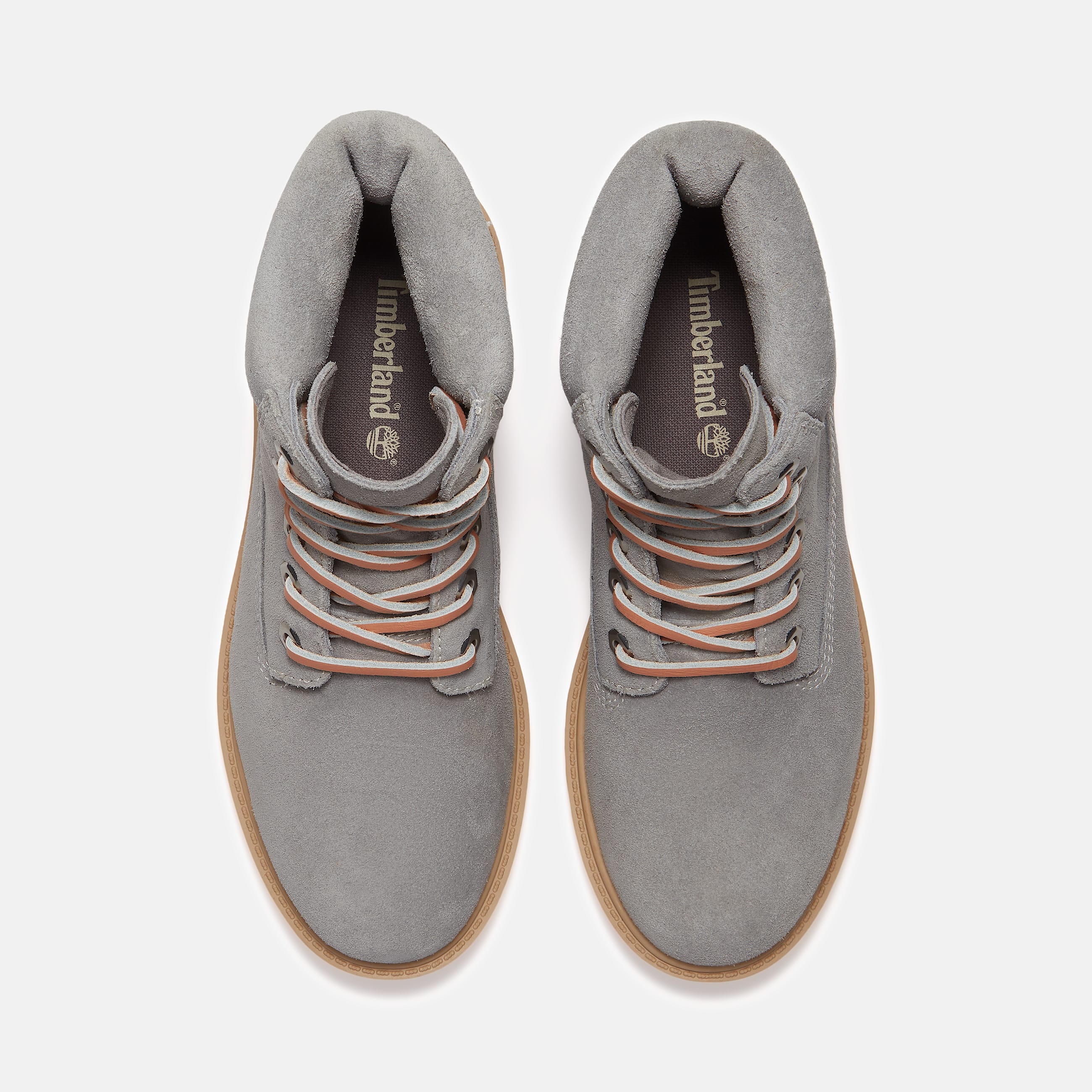 Womens Timberland Premium 6Inch Boot TBL Medium Grey Suede ALT2