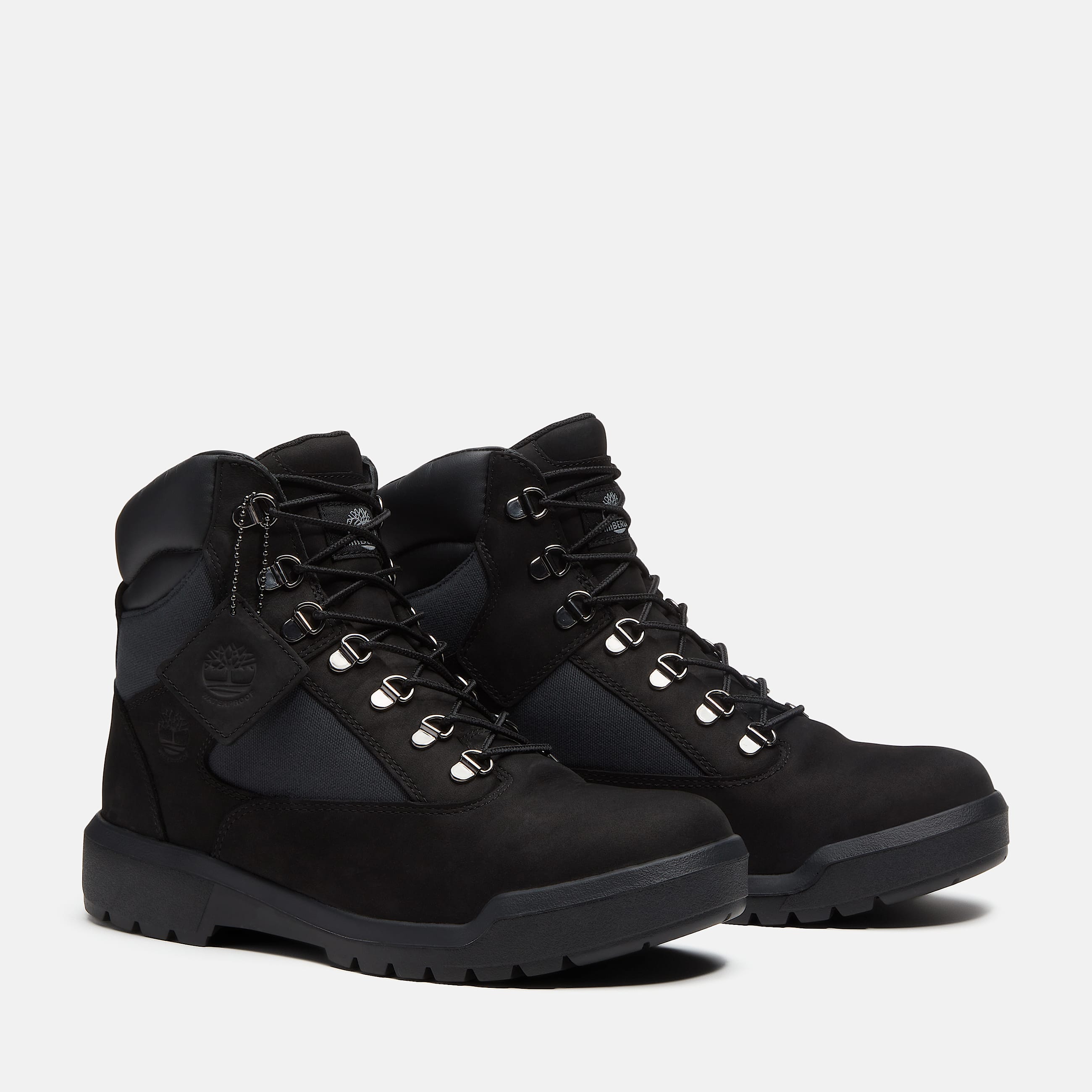 Mens ReEngineered Waterproof Mid Field Boot TBL Black Nubuck ALT4