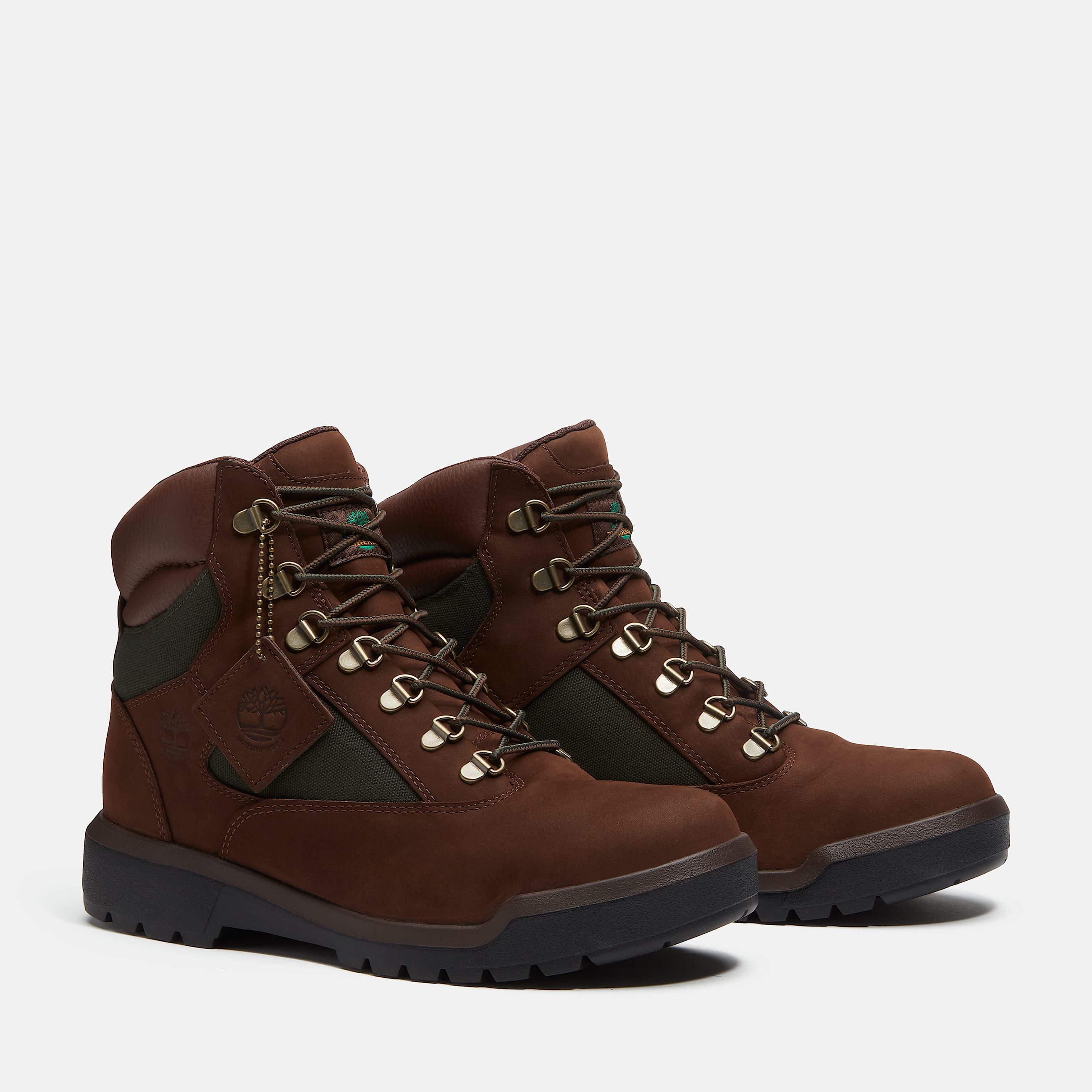 Mens ReEngineered Waterproof Mid Field Boot TBL Dark Brown Nubuck ALT4