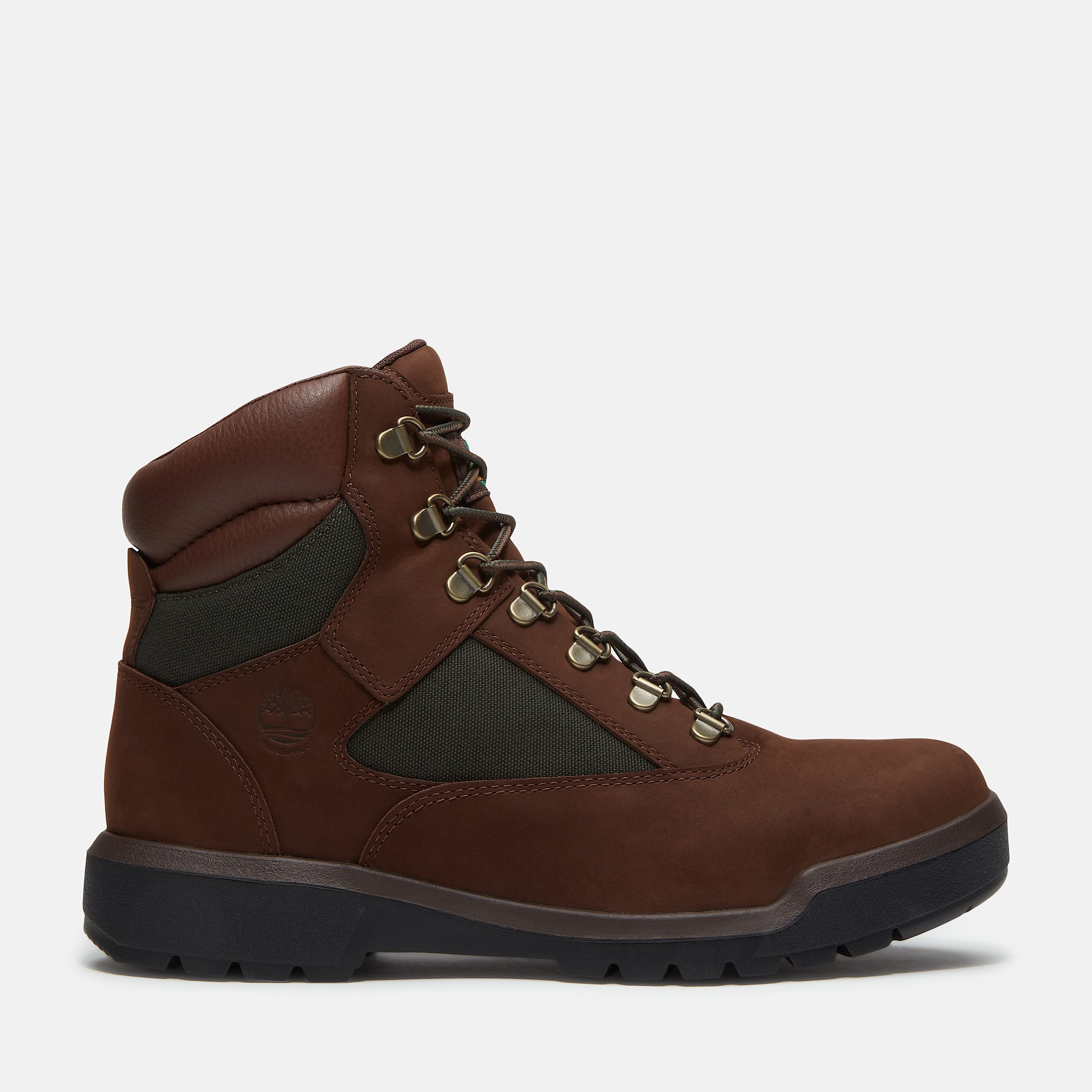 Mens Waterproof Mid Field Boot TBL Dark Brown Nubuck HERO
