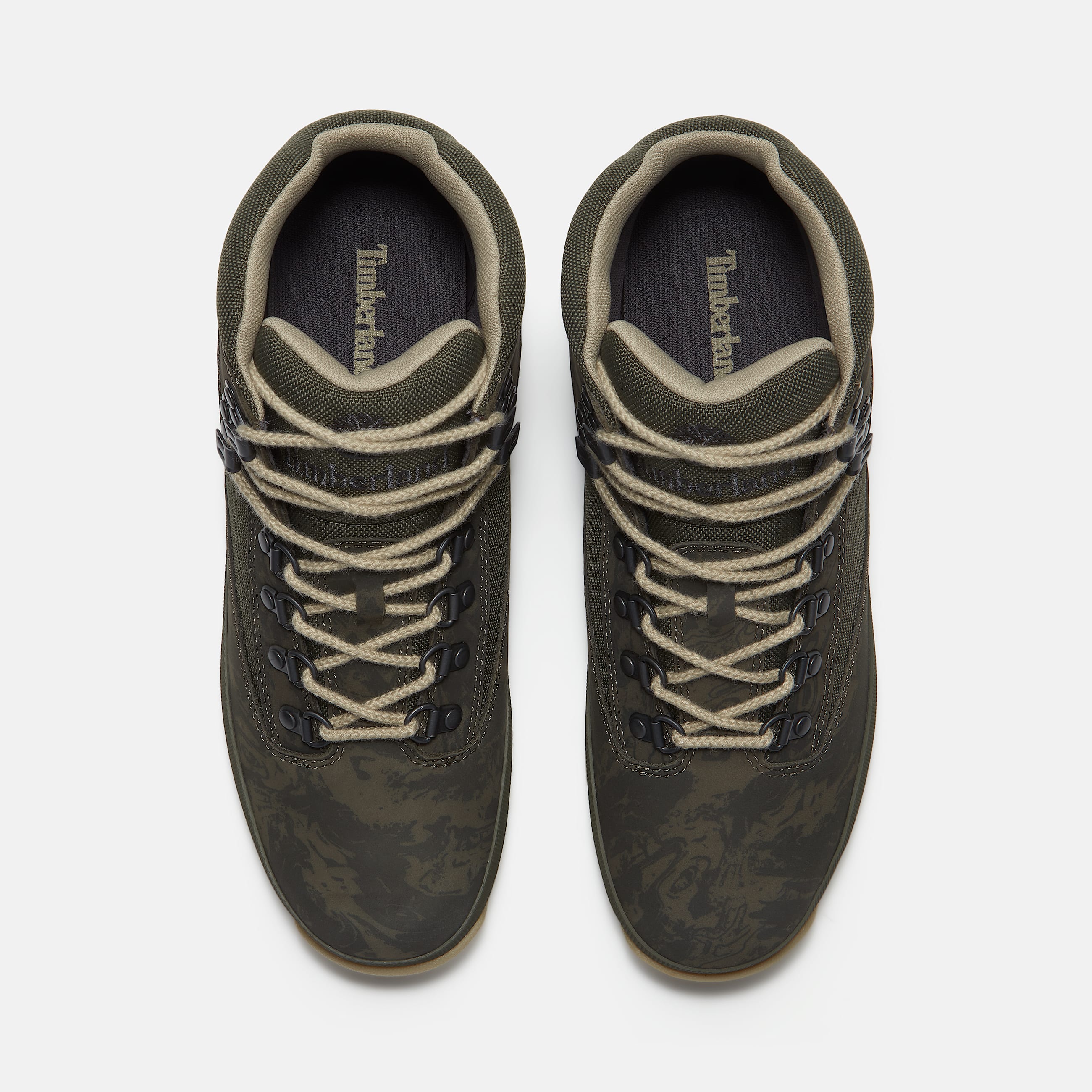 Mens Euro Hiker TBL Dark Green NubuckCamo ALT2
