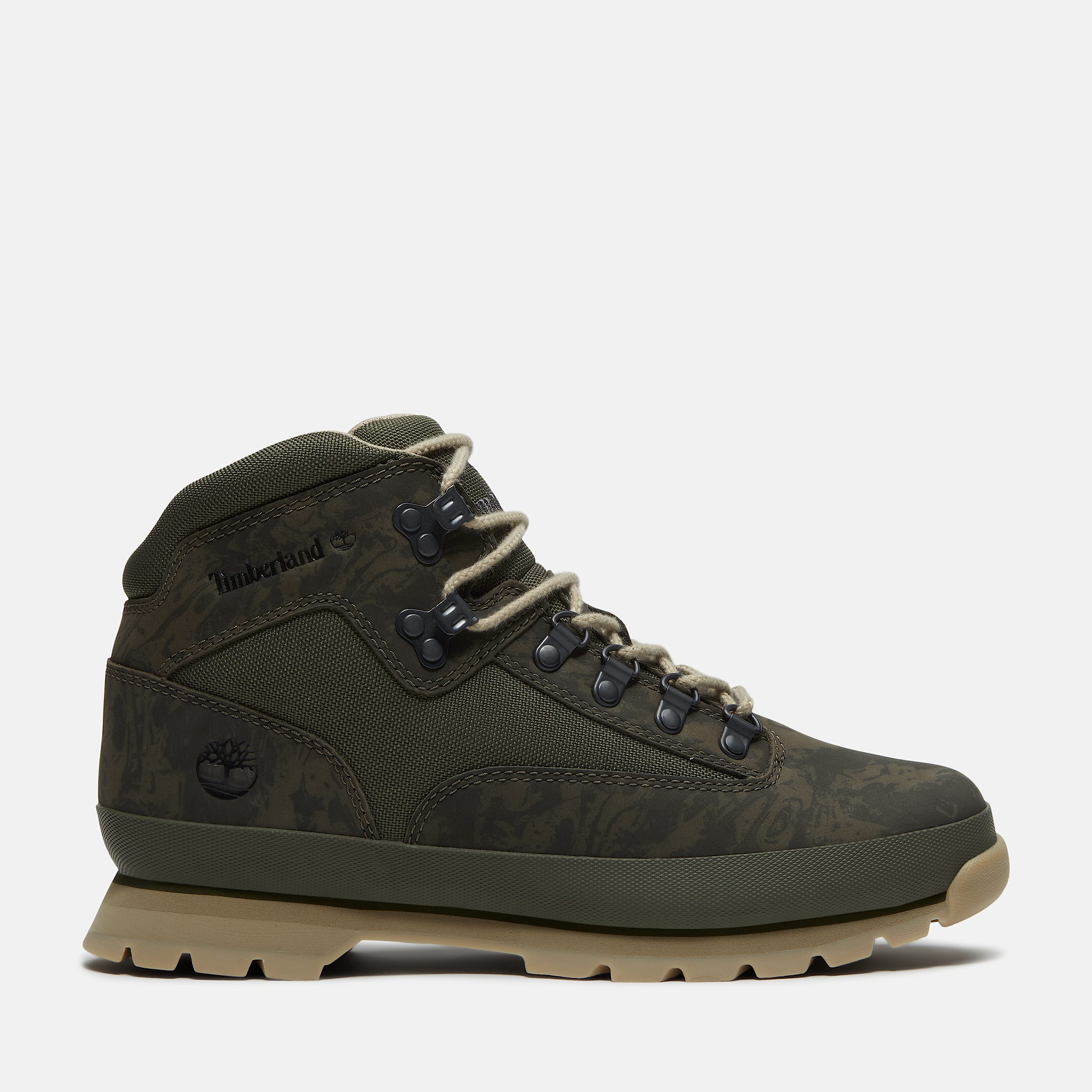 Mens Euro Hiker TBL Dark Green NubuckCamo HERO
