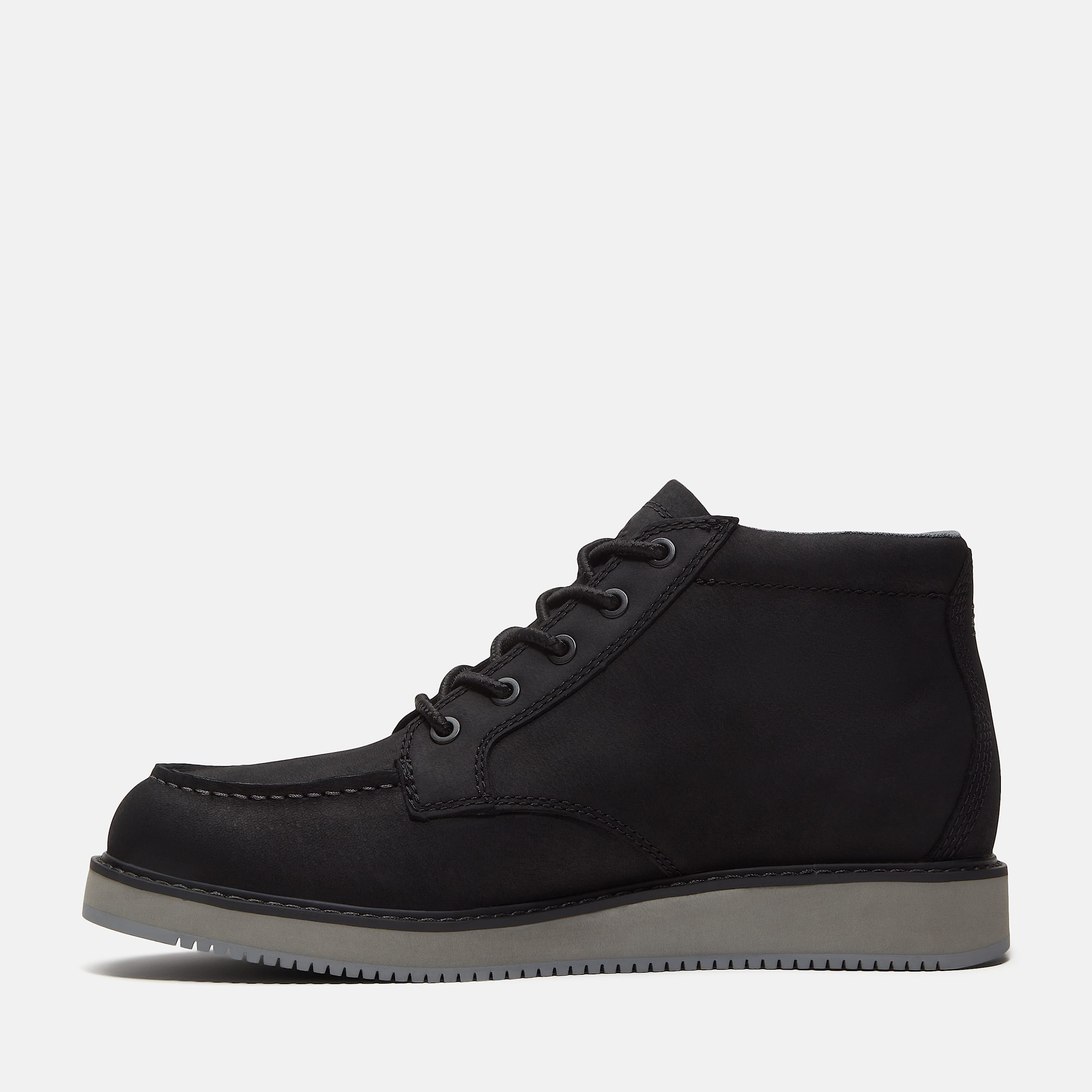 Mens Redwood Edge Moc Toe Chukka Boot TBL Black Nubuck ALT6