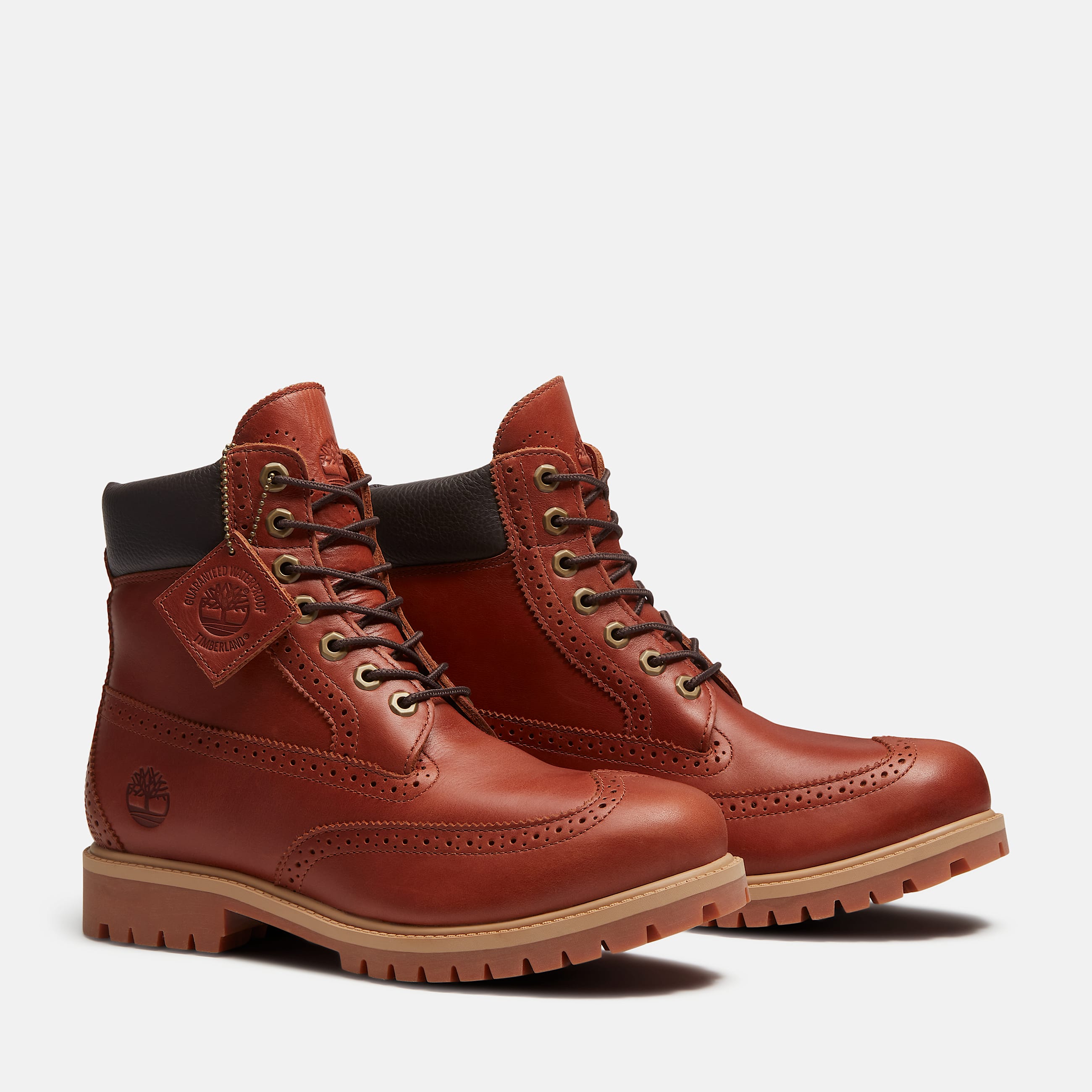 Mens Timberland Premium 6Inch Waterproof Boot TBL Rust FullGrain ALT4