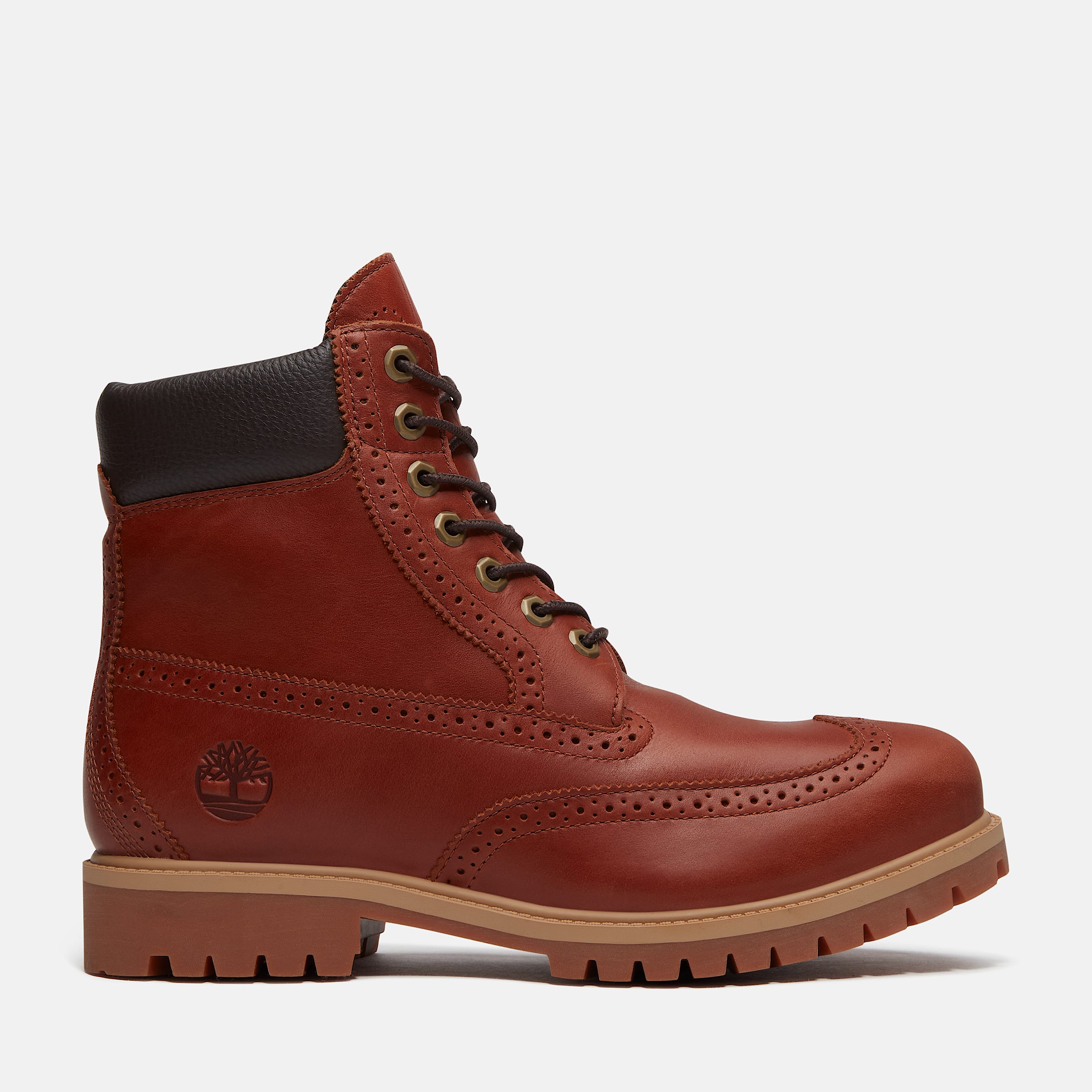 Mens Timberland Premium 6Inch Waterproof Boot TBL Rust FullGrain HERO