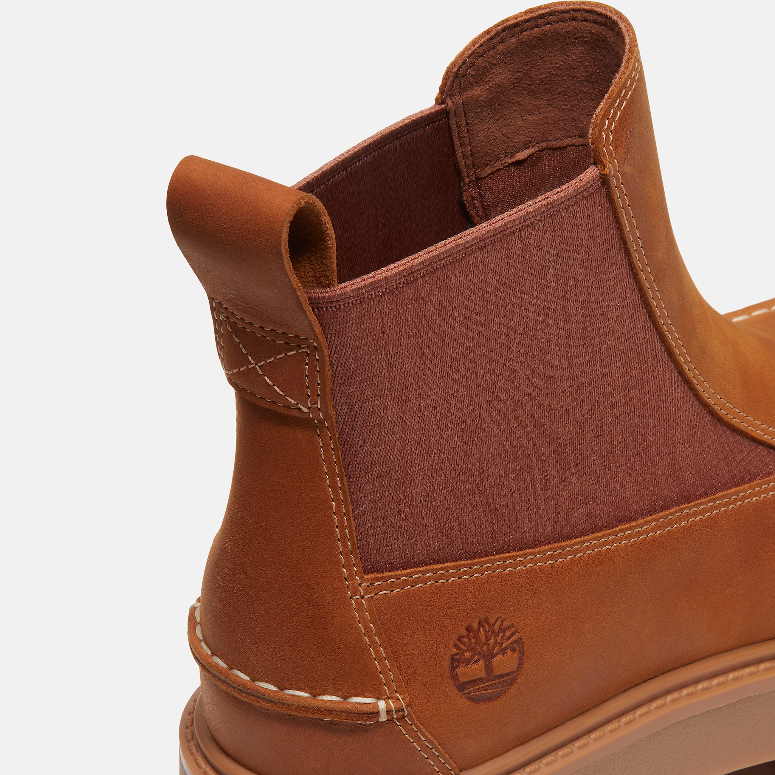 Womens Stone Street Platform Chelsea Boot TBL Wheat FullGrain ALT7