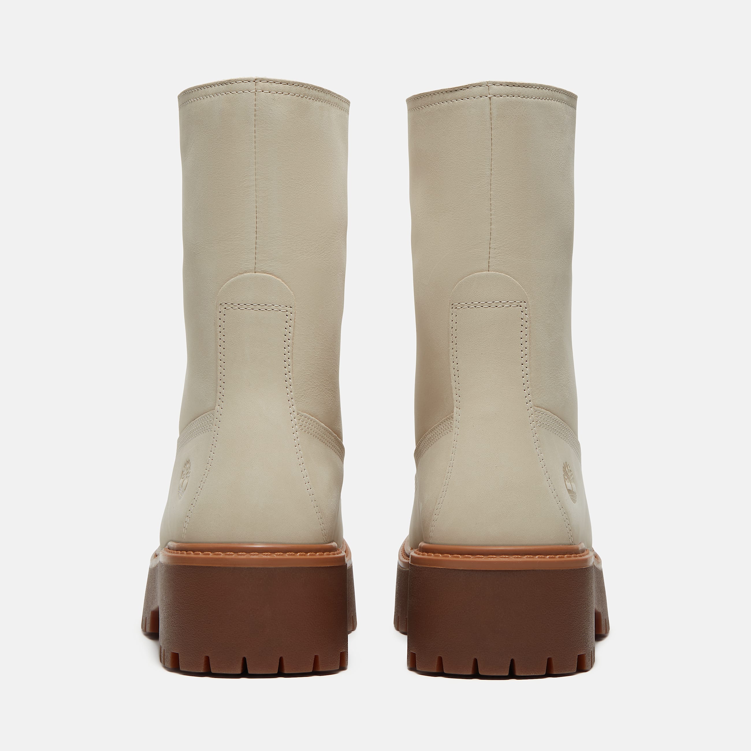 Womens Stone Street Platform Mid Boot TBL Light Beige Nubuck ALT5