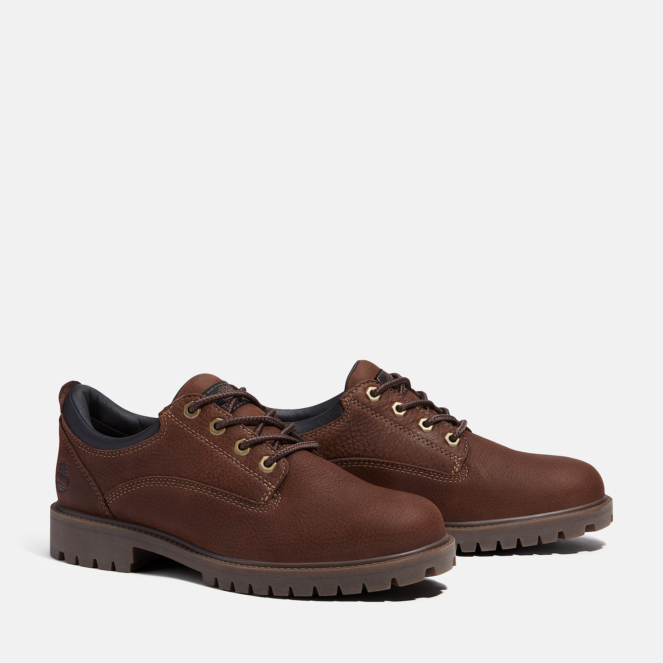 Mens Timberland Heritage Shoe TBL Dark Brown FullGrain ALT4