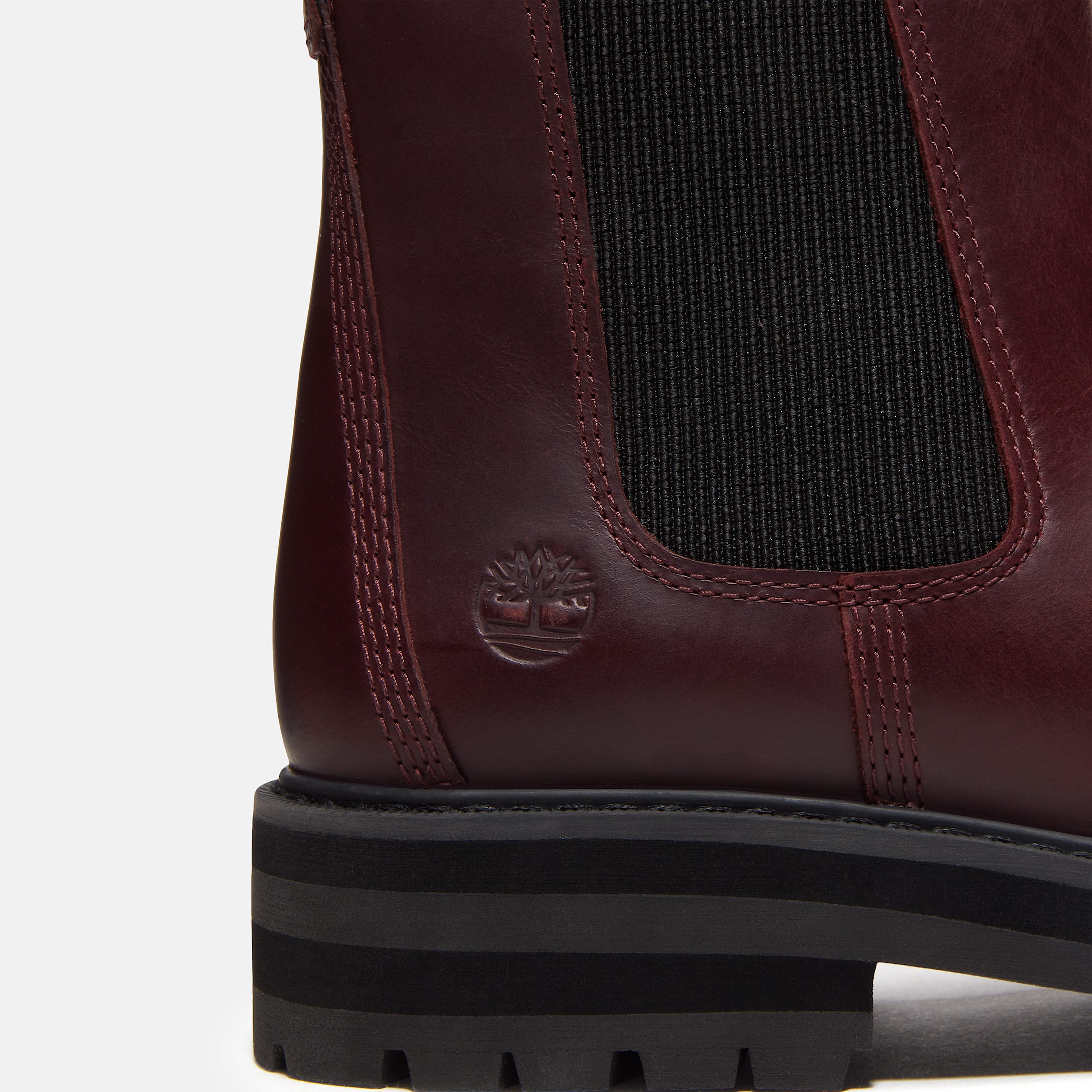 Botas Chelsea Britton Drive para Mujer TBL Piel de grano entero Borgoa ALT7