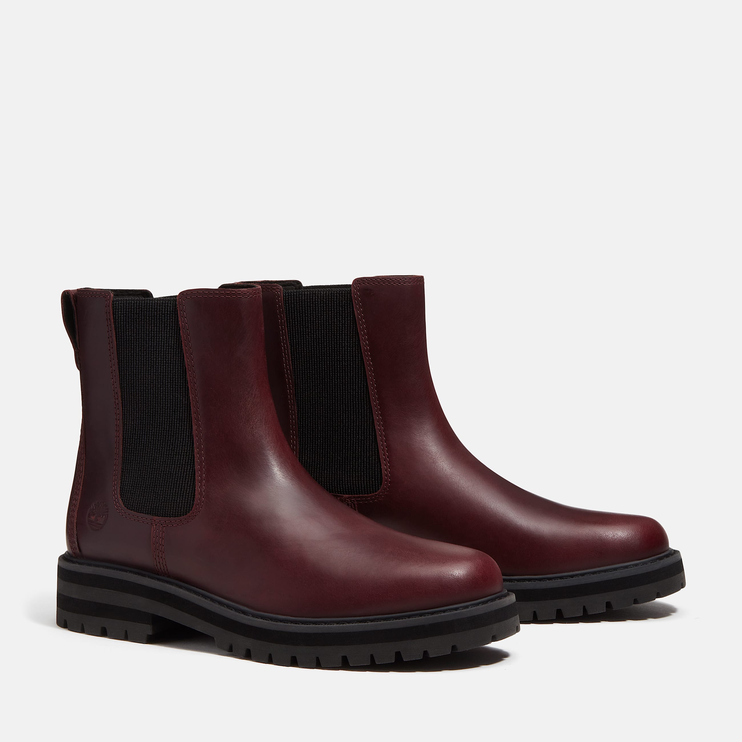Botas Chelsea Britton Drive para Mujer TBL Piel de grano entero Borgoa ALT4