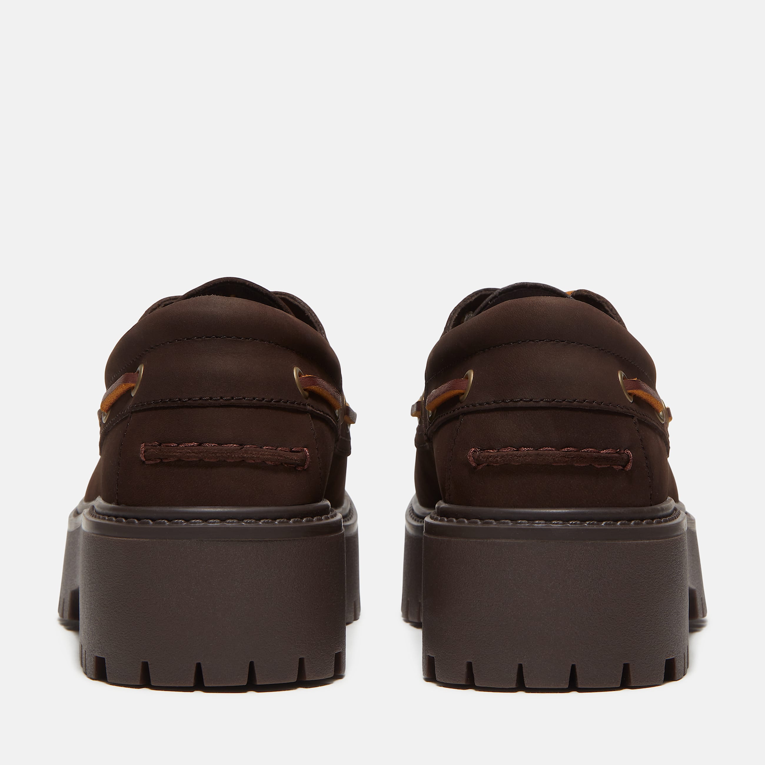 Womens Stone Street Platform Boat Shoe TBL Dark Brown Nubuck ALT5
