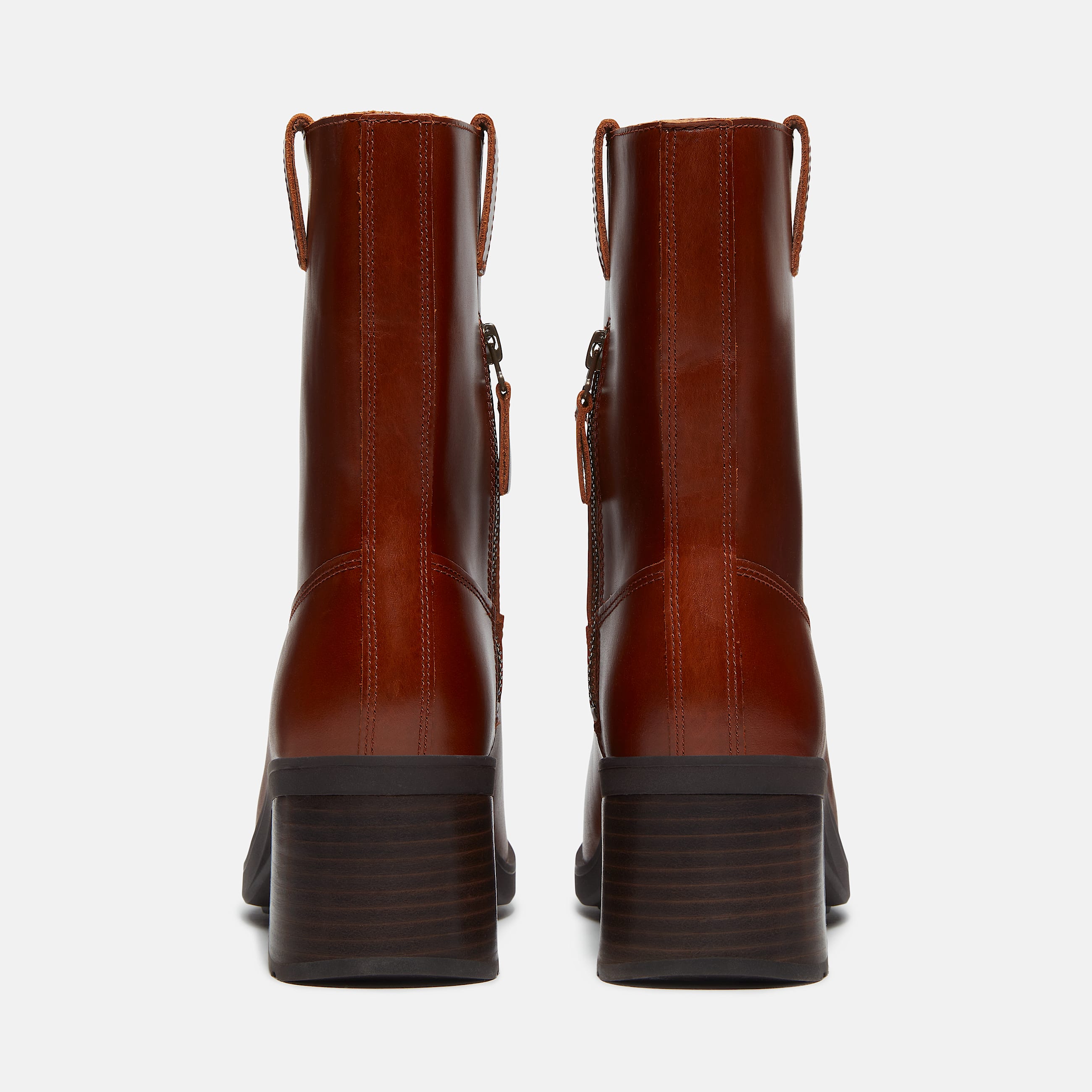 Botas Bellevaux con cierre lateral para Mujer TBL Piel de grano entro color xido ALT5