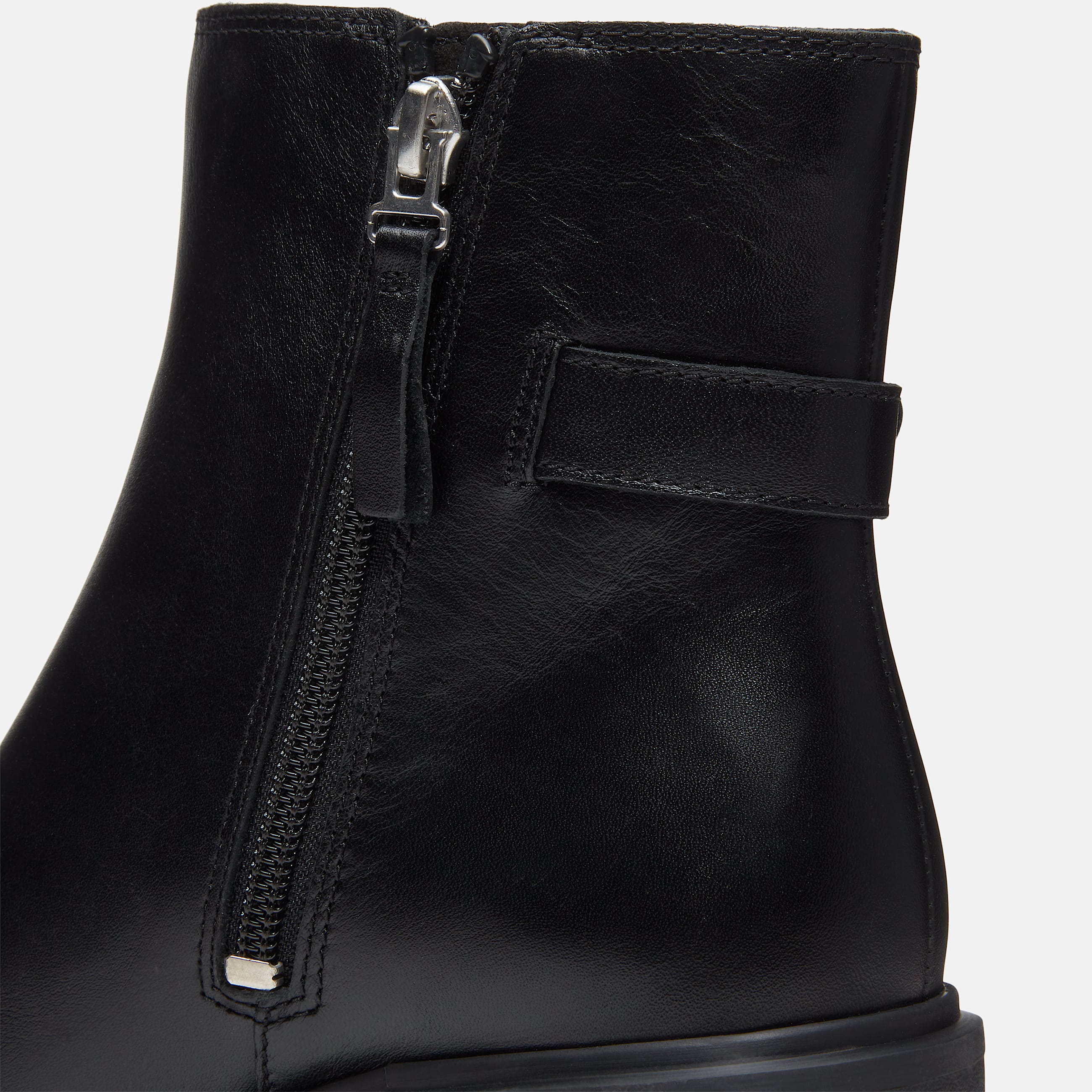 Botas Chelsea Stone Heights para Mujer TBL Piel de grano entero negro ALT7