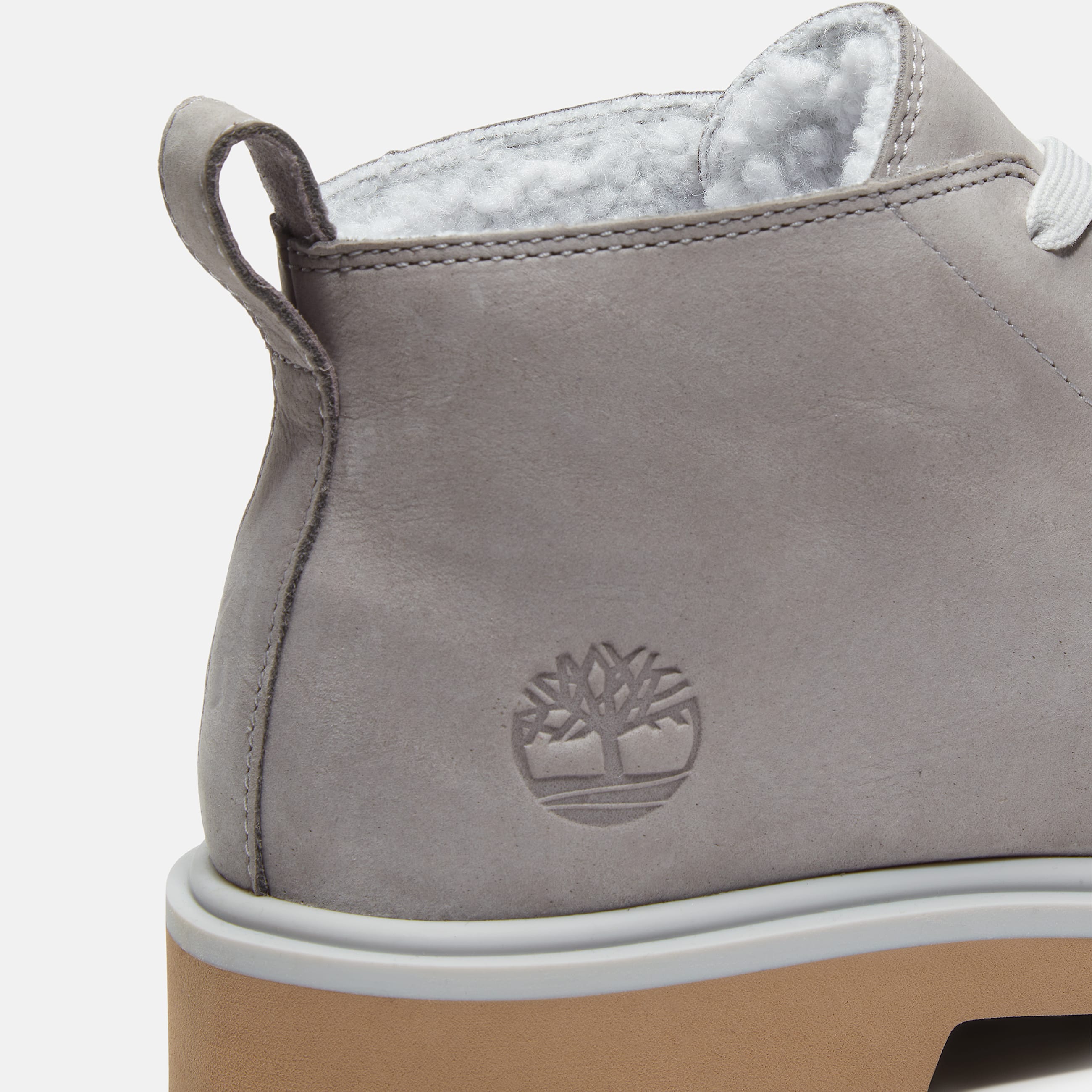 Botas chukka con forro clido Rowan Way para Mujer TBL Nobuck gris medio ALT7