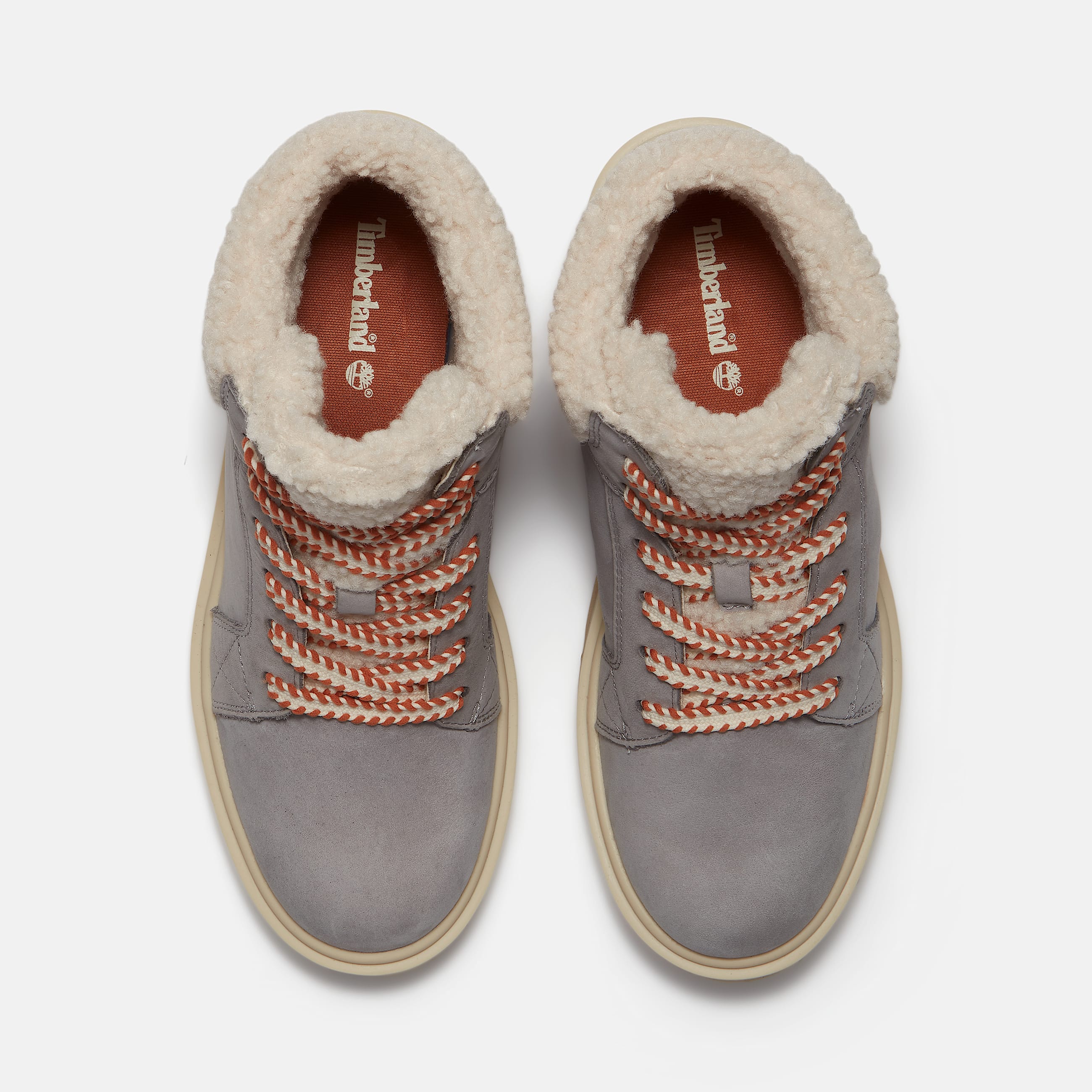 Botas chukka Rowan Way para Mujer TBL Nobuck gris medio ALT2