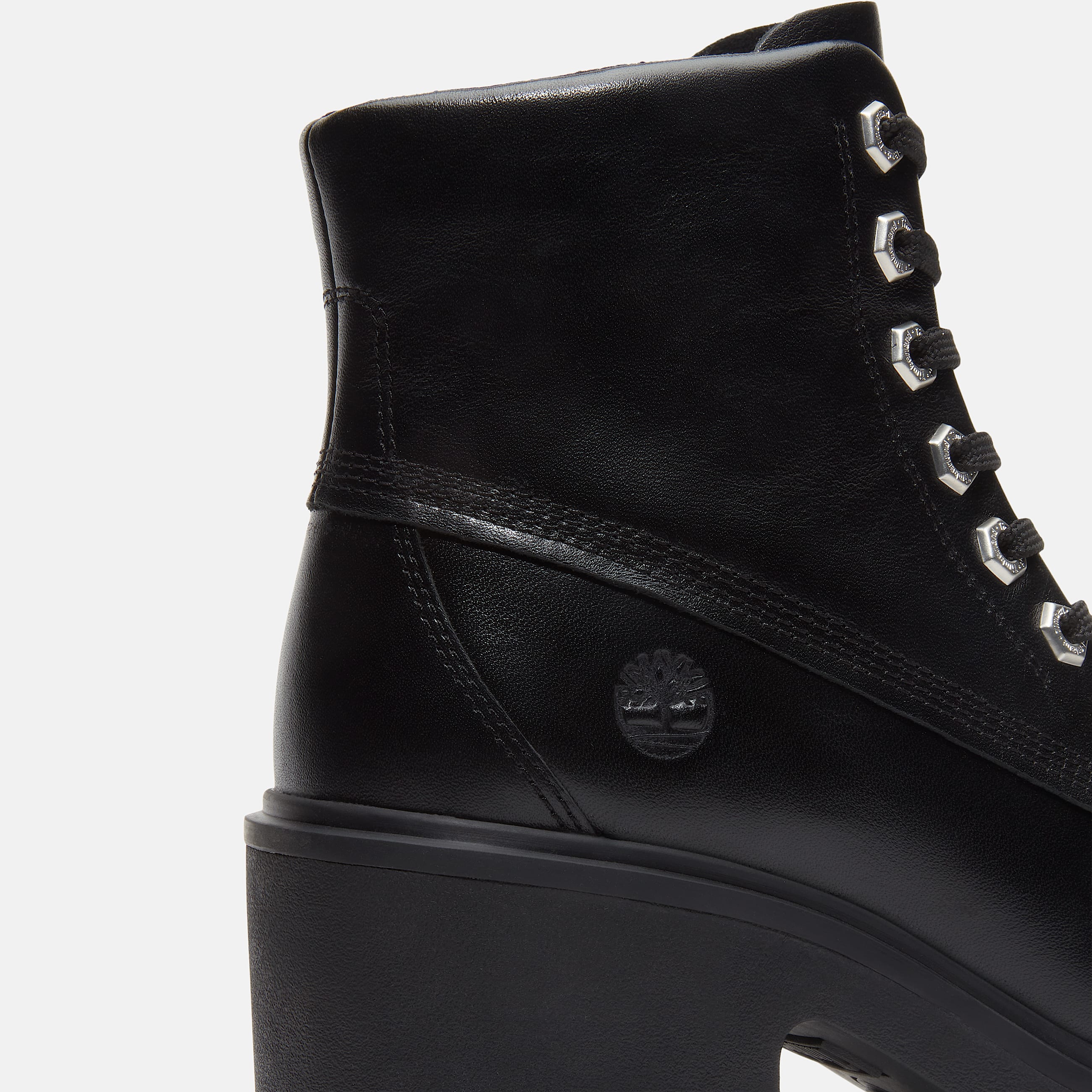 Botas Stone Heights Mid para Mujer TBL Piel de grano entero negro ALT7