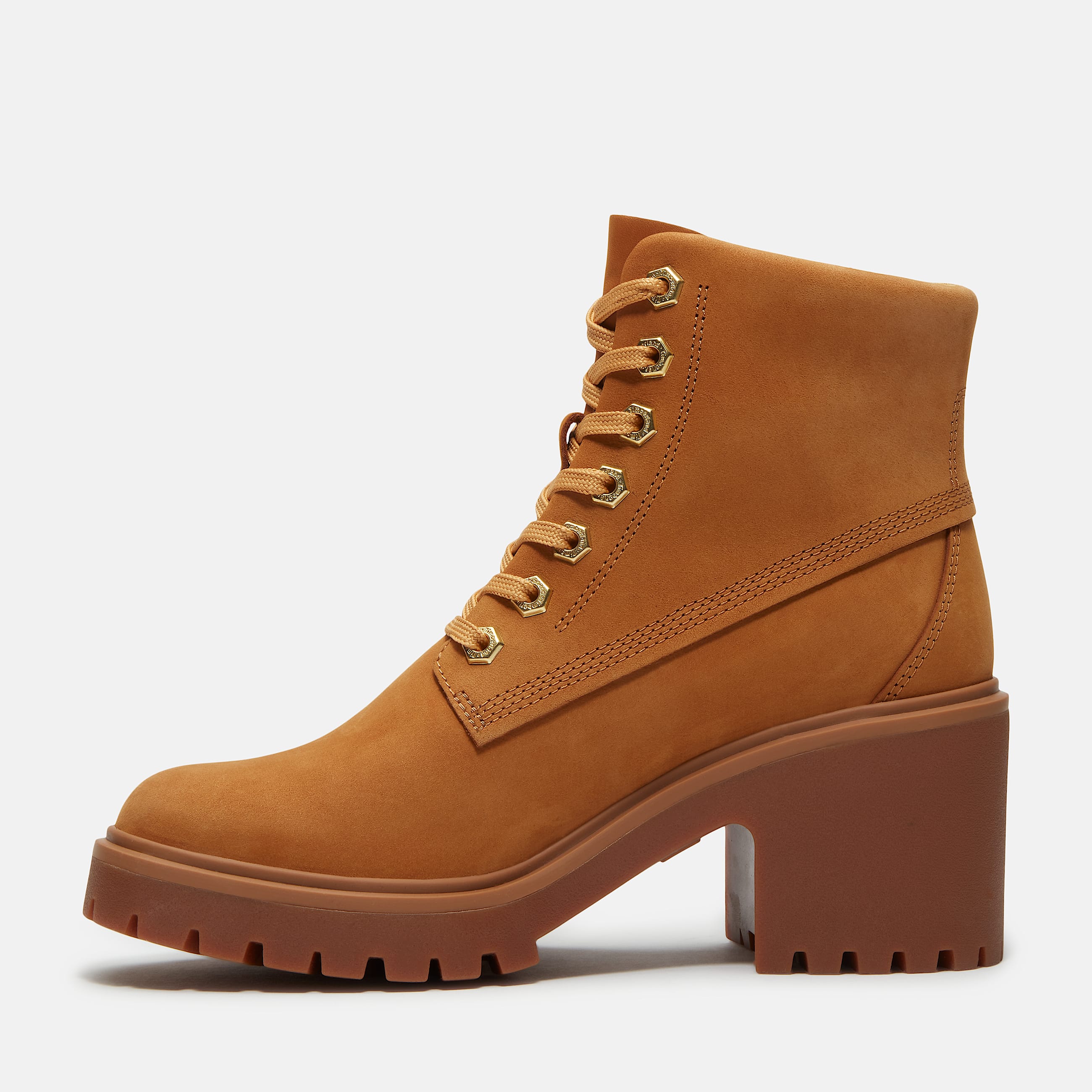 Botas Stone Heights Mid para Mujer TBL Nobuck color trigo ALT6