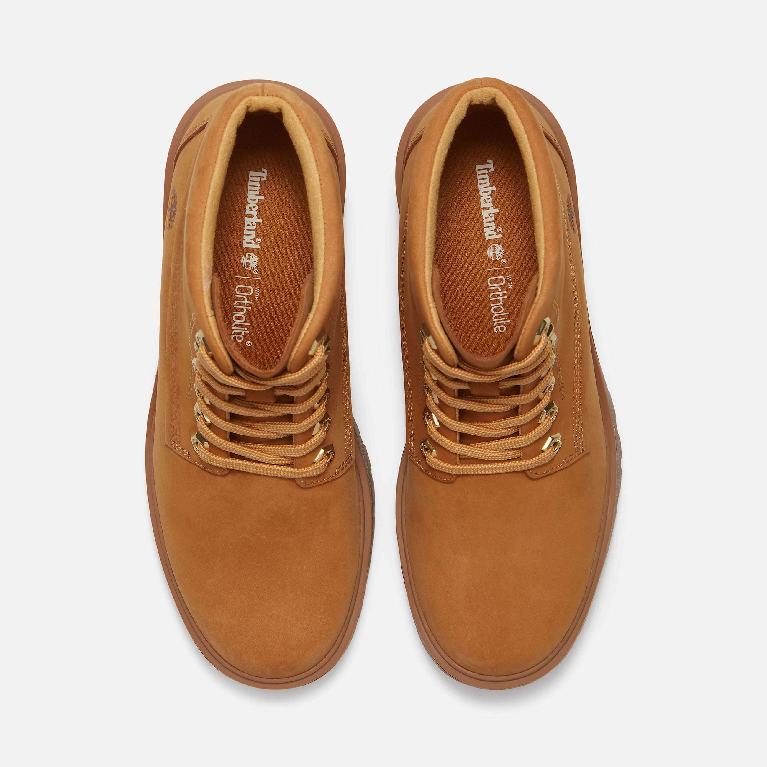 Botas Stone Heights Mid para Mujer TBL Nobuck color trigo ALT2