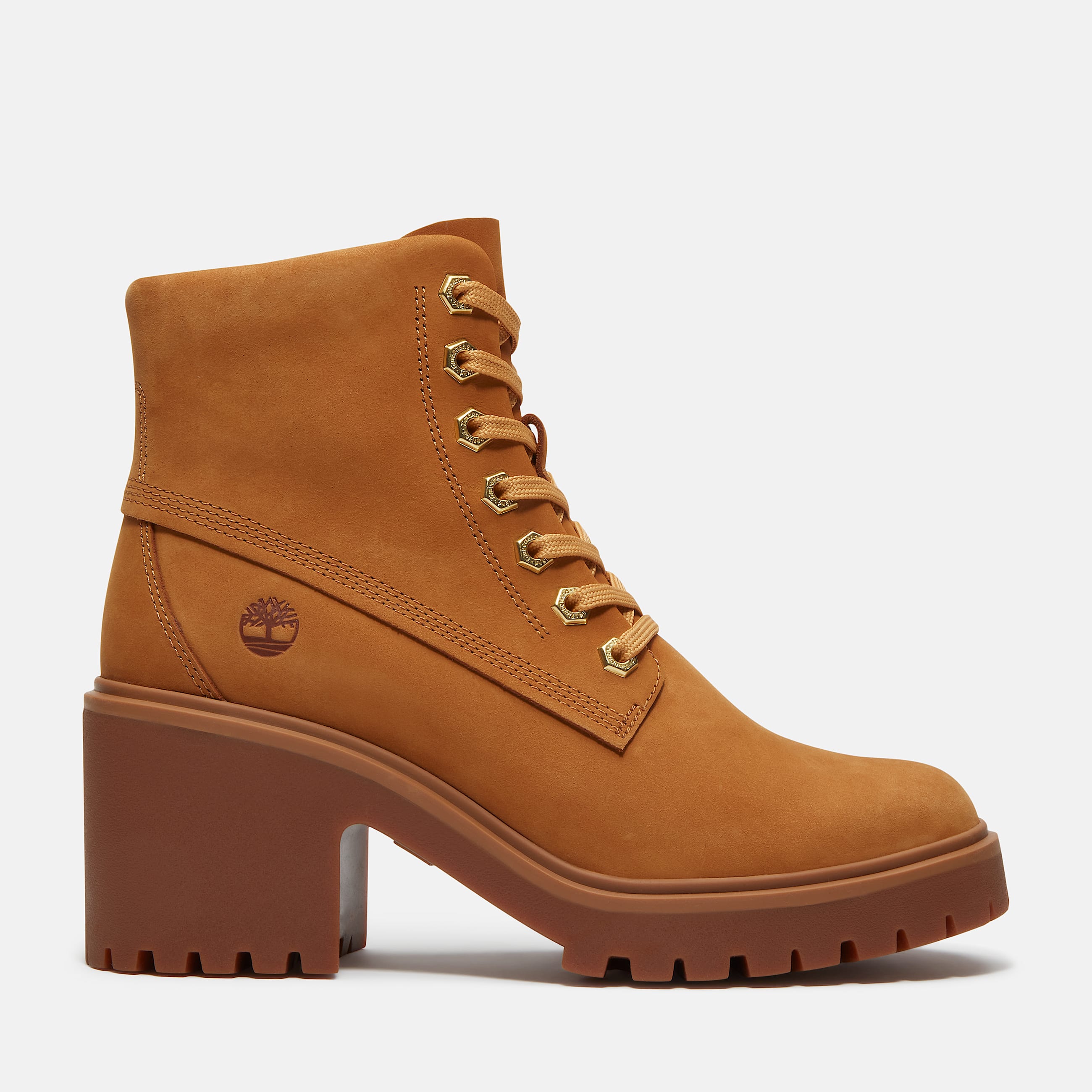 Botas Stone Heights Mid para Mujer TBL Nobuck color trigo HERO