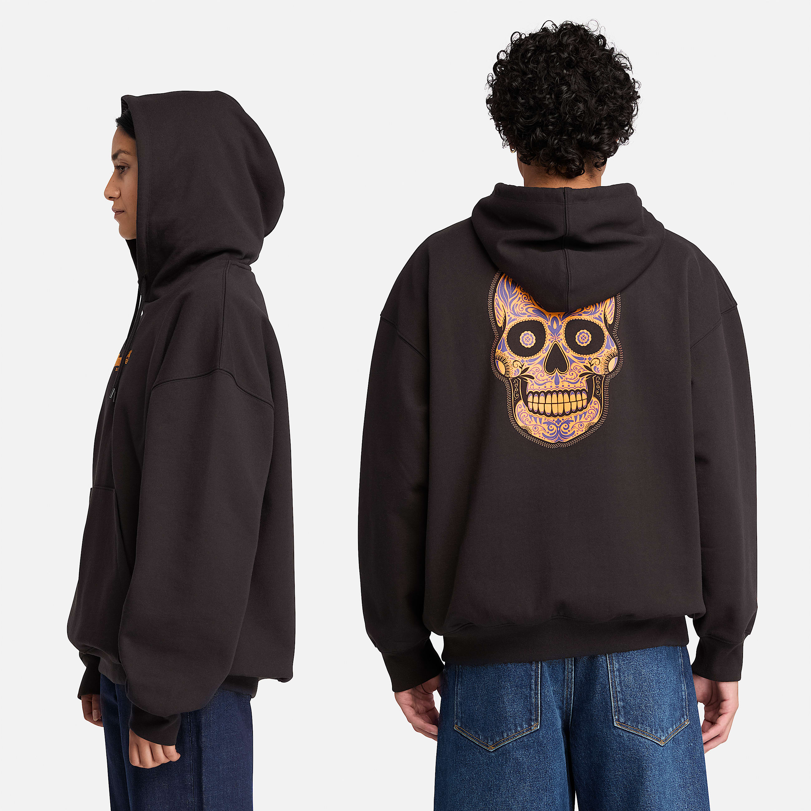 Da de Muertos Graphic Hoodie TBL Black ALT2