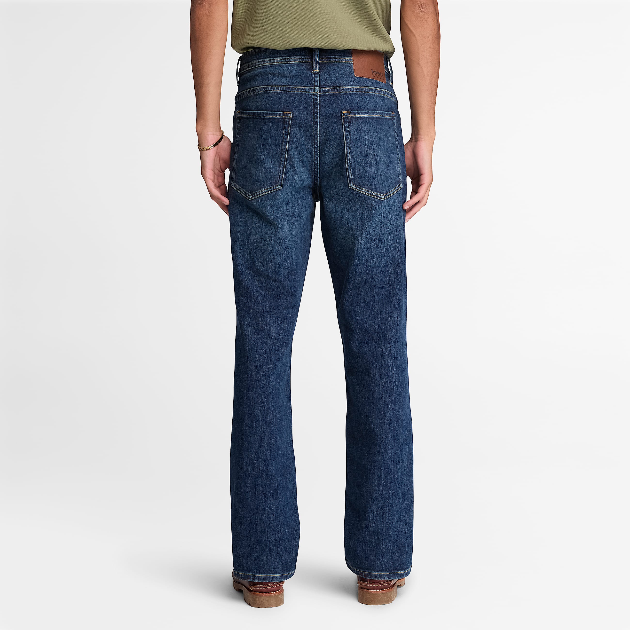 Mens Straight Denim Pant TBL Mid Indigo ALT8
