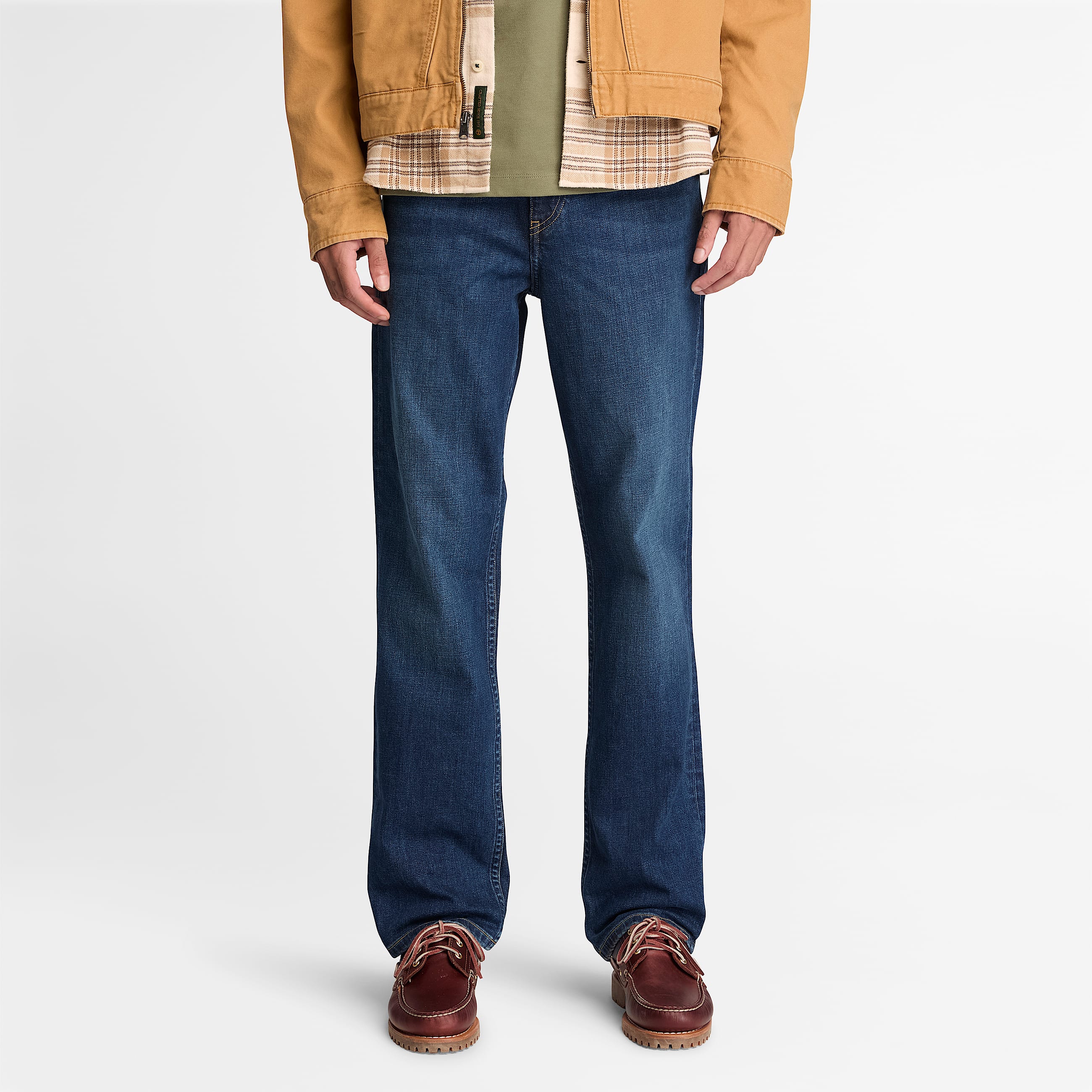 Mens Straight Denim Pant TBL Mid Indigo ALT1