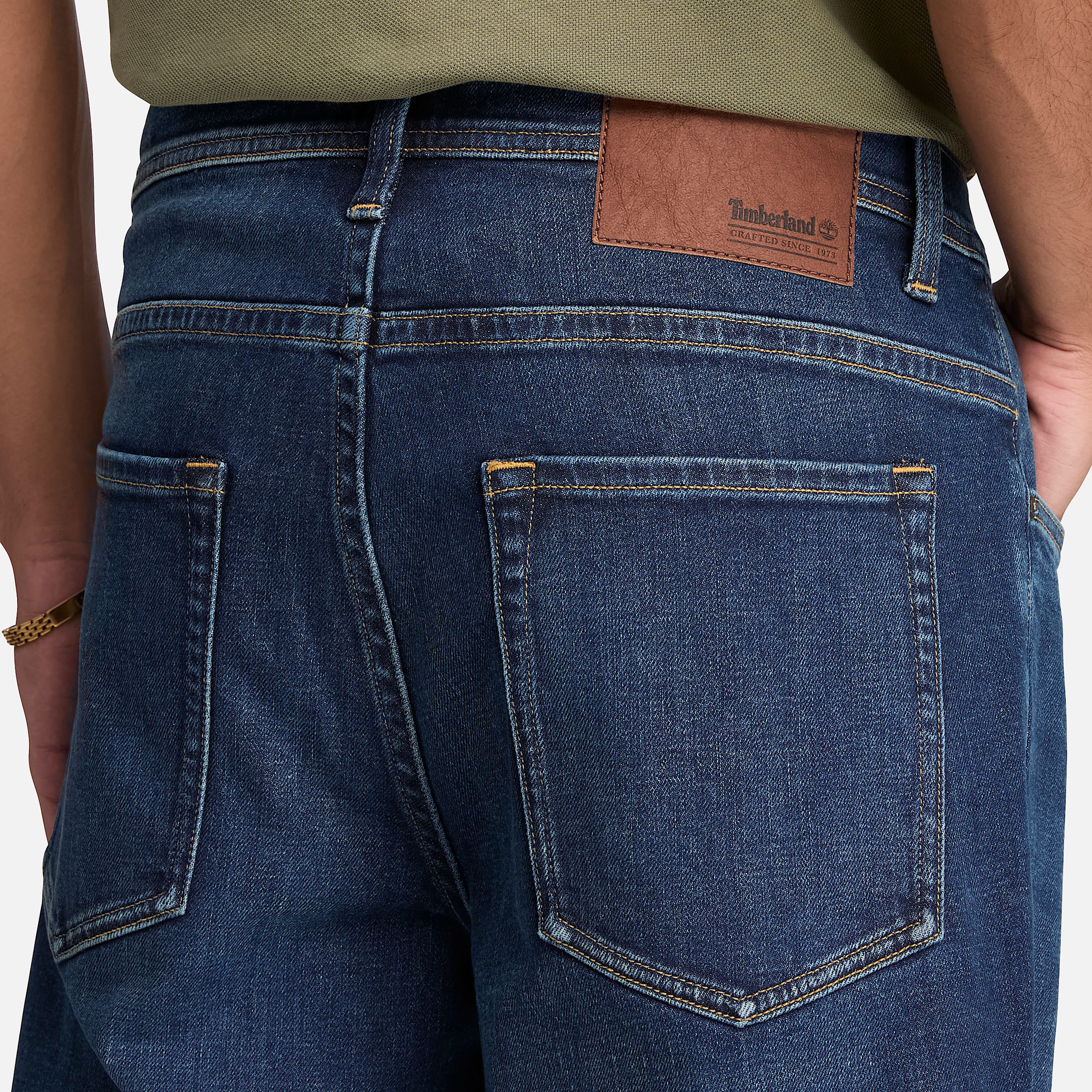 Mens Straight Denim Pant TBL Mid Indigo ALT3