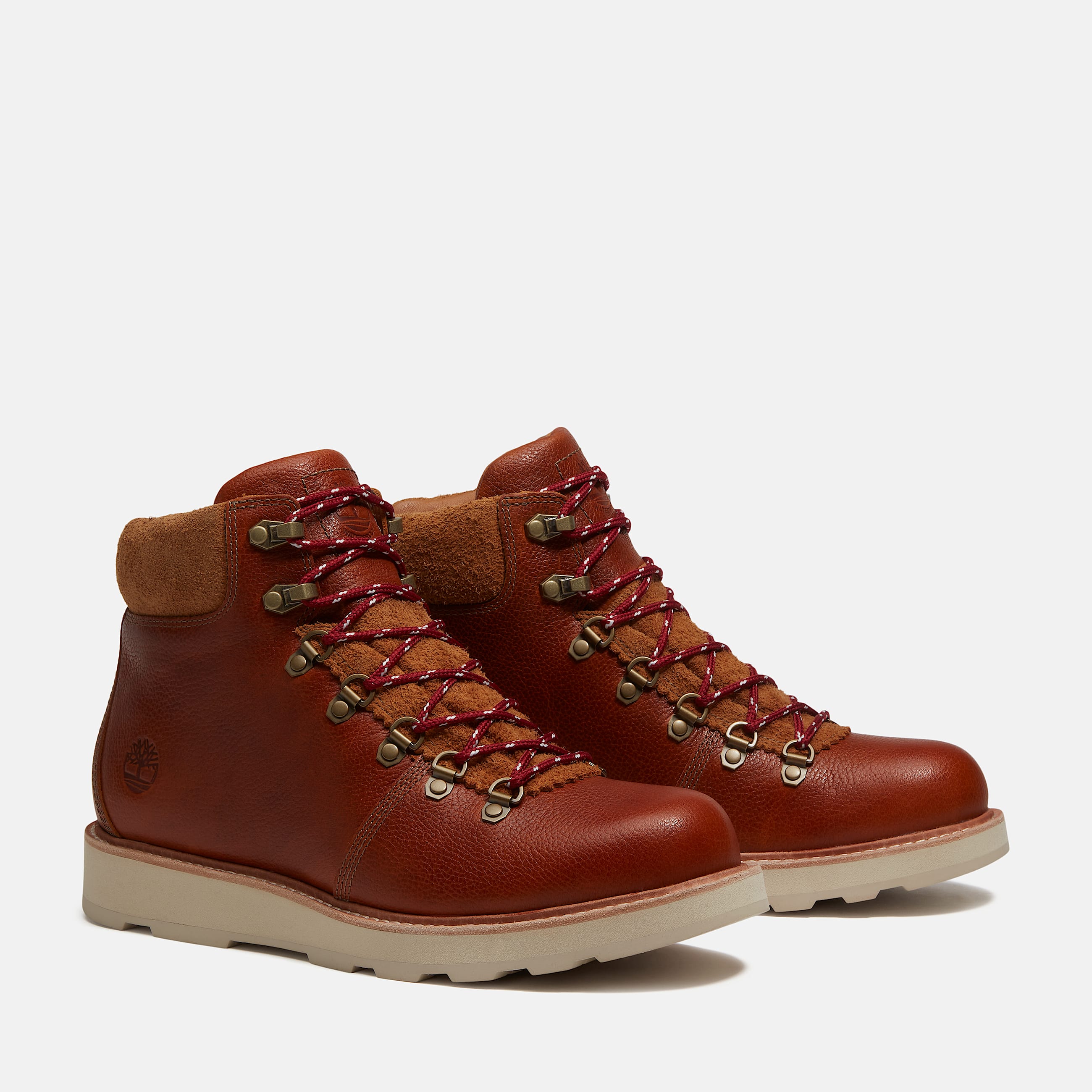 Mens Britton Mills Mid Waterproof Boot TBL Rust FullGrain ALT4