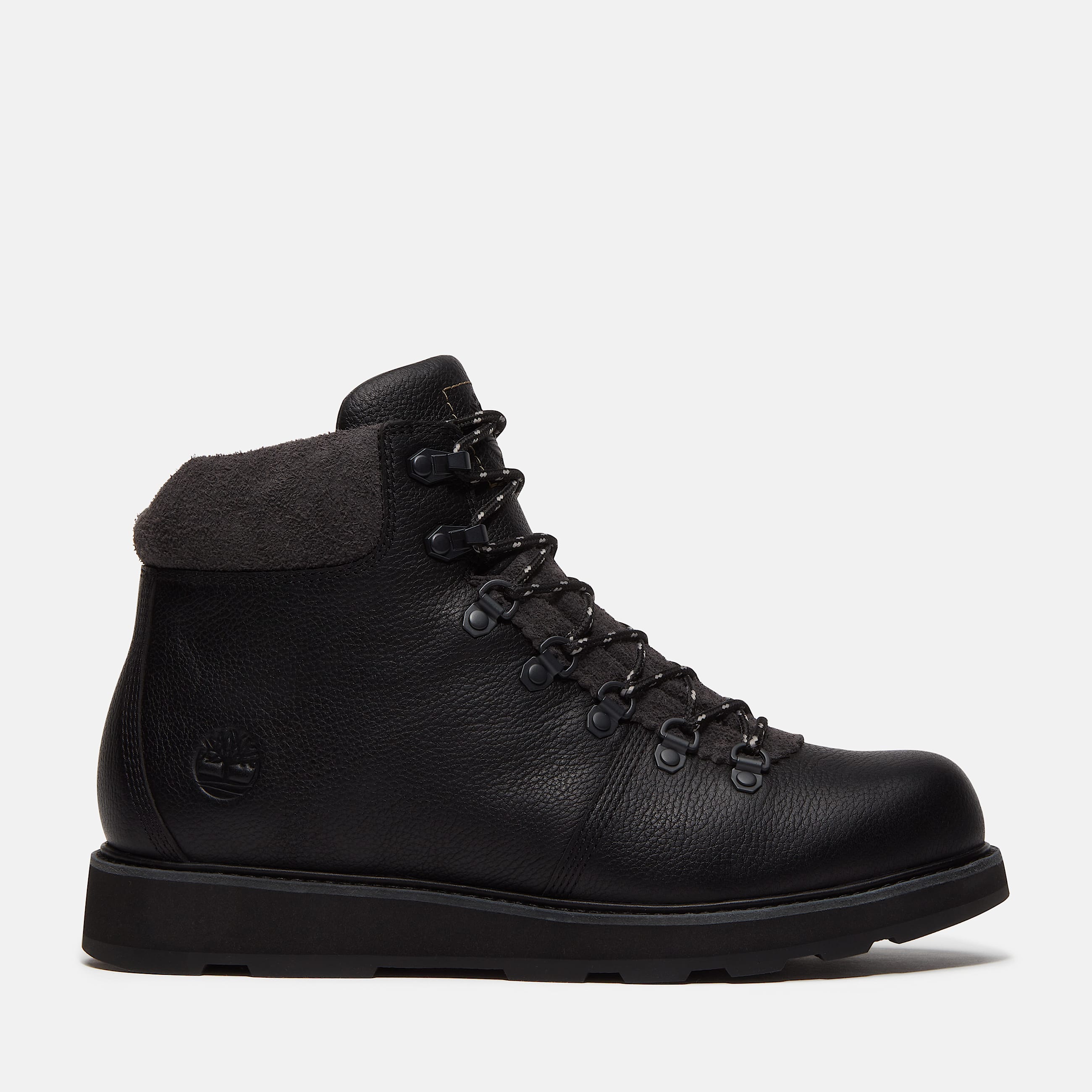 Mens Britton Mills Mid Waterproof Boot TBL Black FullGrain HERO