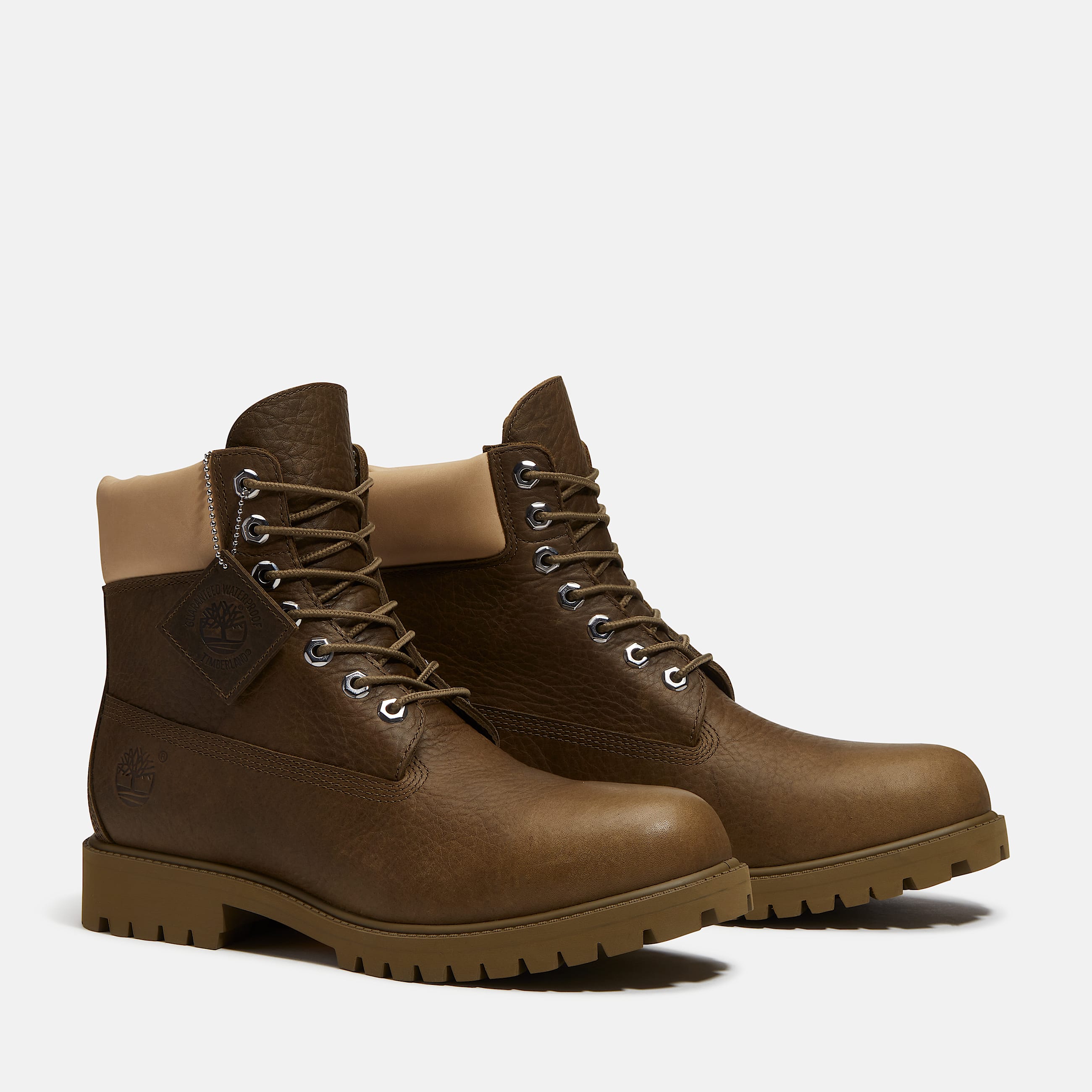 Mens Timberland Heritage 6Inch Boot with GORETEX Membrane TBL Olive FullGrain ALT4