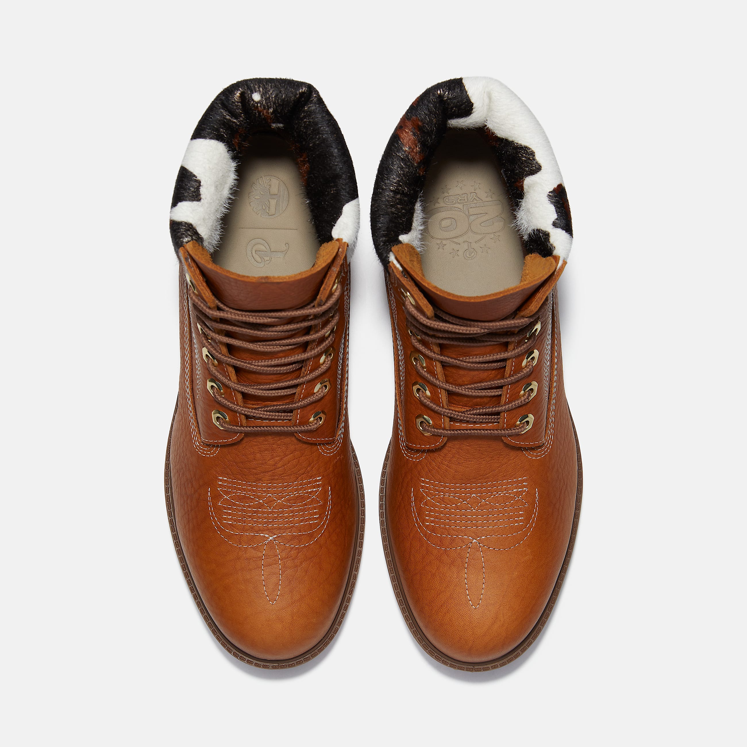 Mens Timberland x Sneaker Politics 6Inch Waterproof Boot TBL Rust FullGrainPrint ALT2