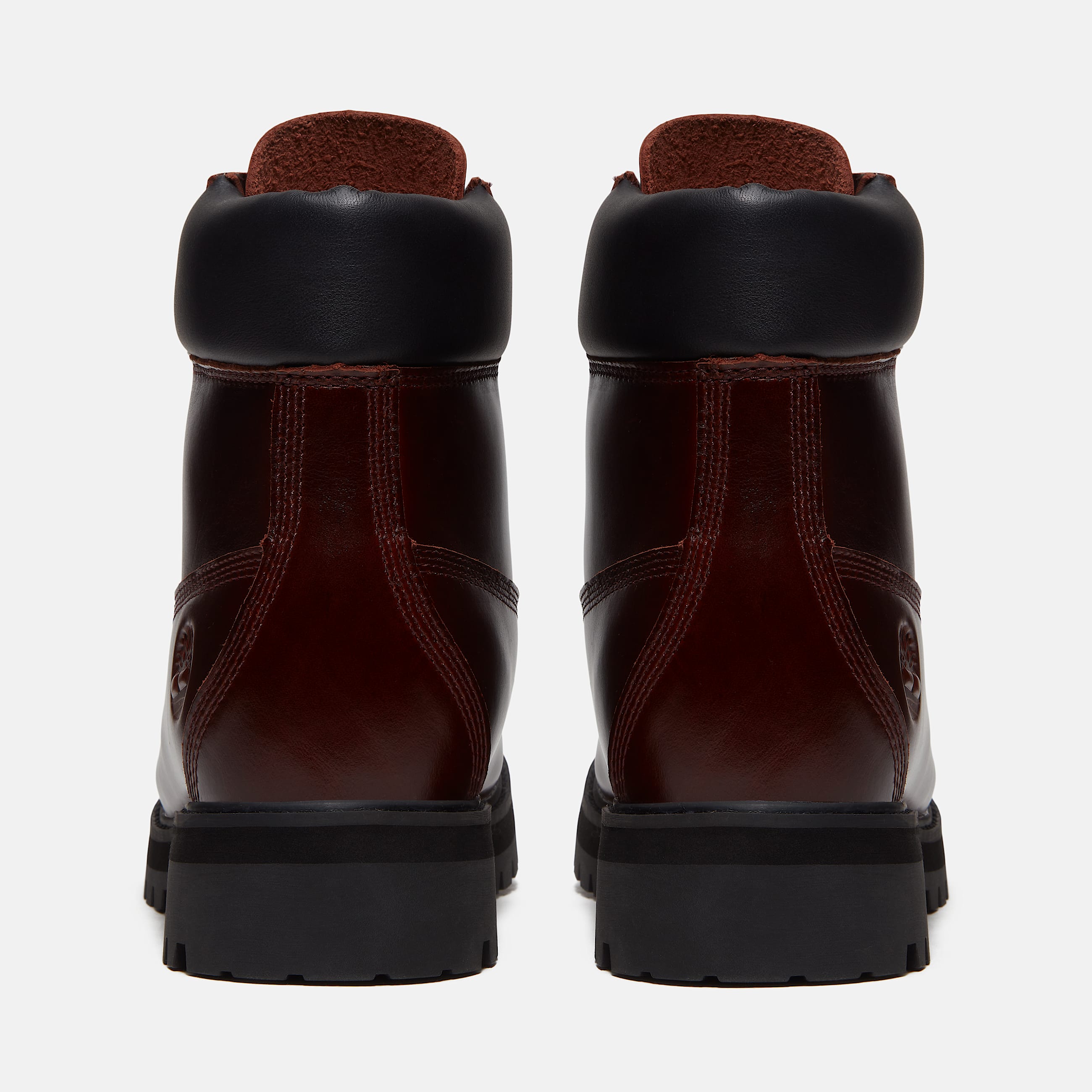 Botas Timberland Heritage de 6 pulgadas impermeables para Hombre TBL Piel de grano completo color burdeos ALT5