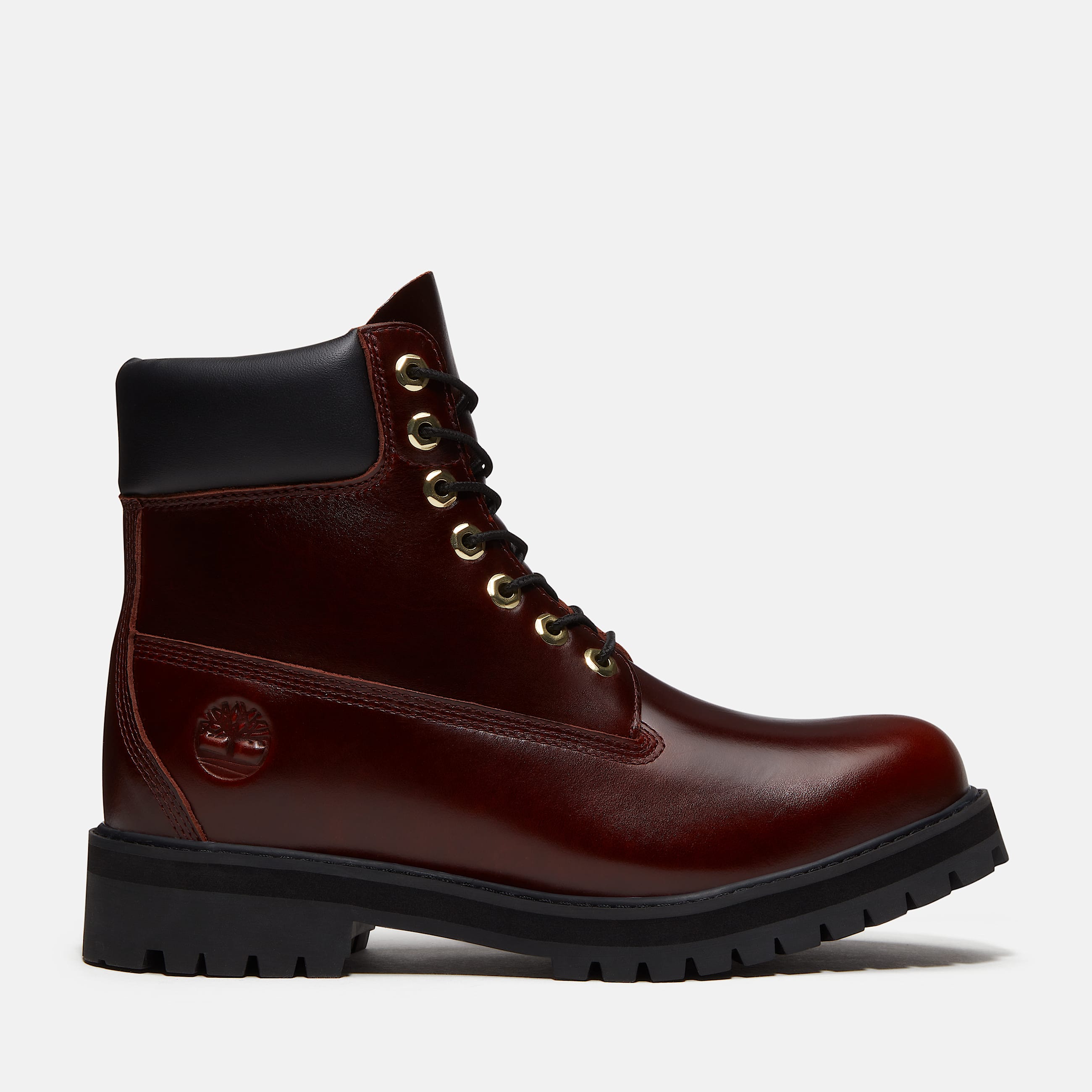 Botas Timberland Heritage de 6 pulgadas impermeables para Hombre TBL Piel de grano completo color burdeos HERO