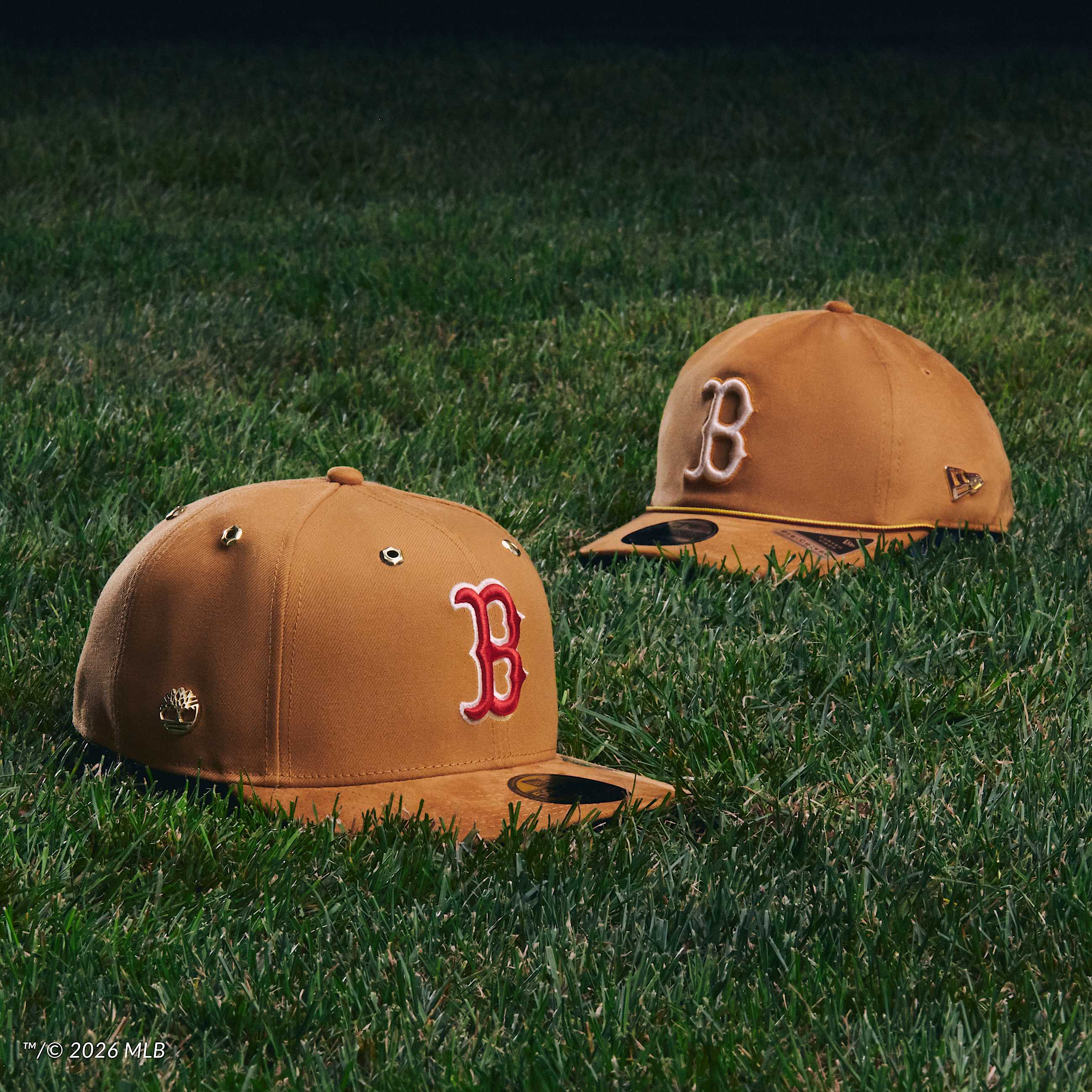 Timberland x New Era Red Sox Adjustable Cap TBL Wheat Red Sox ALTA