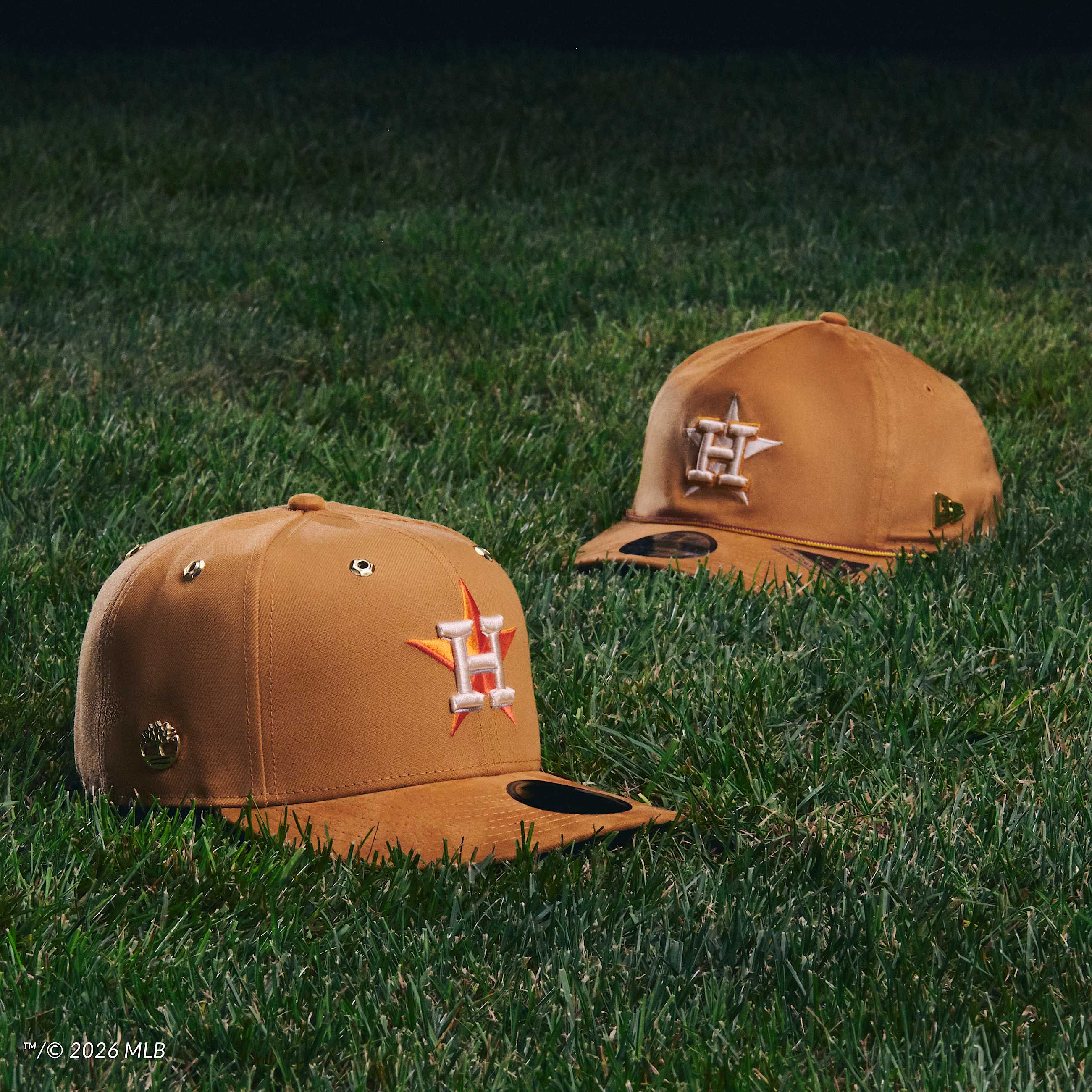 Timberland x New Era Astros Adjustable Cap TBL Wheat Astros ALTA