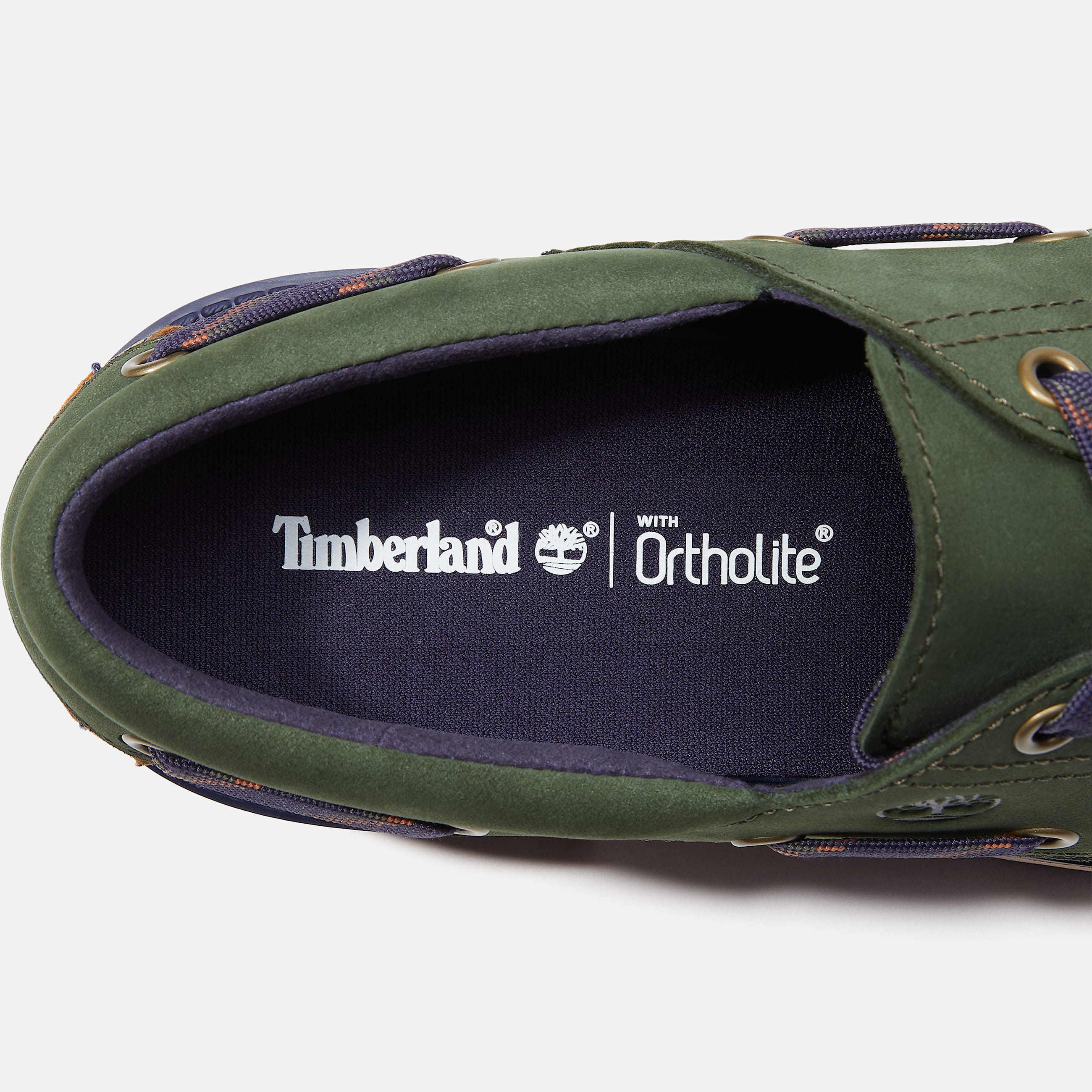 Womens Stone Street Platform Boat Shoe TBL Dark Green NubuckDark Blue ALT9