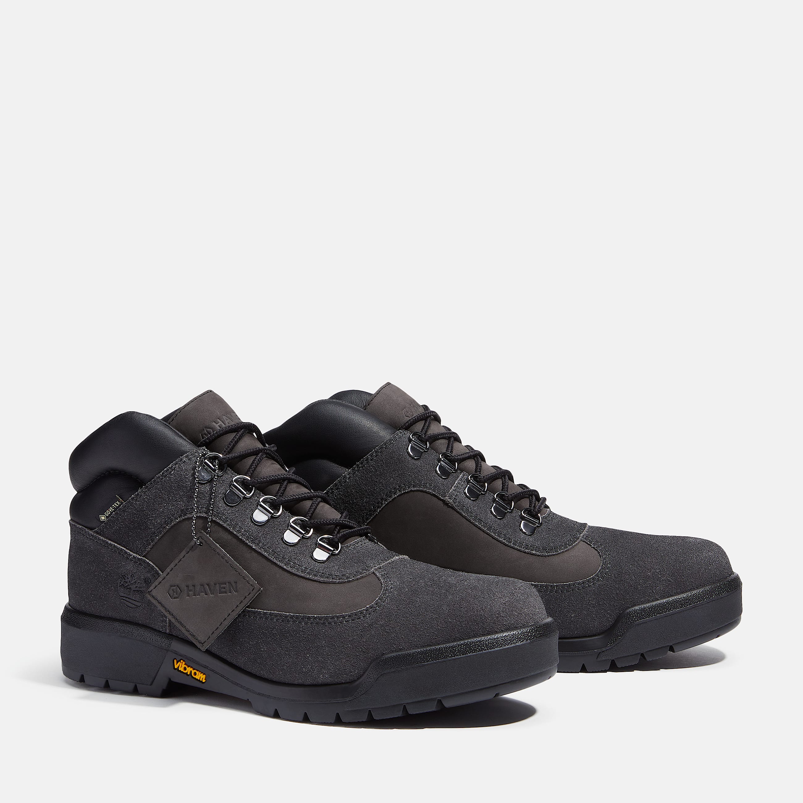 Mens Timberland x Haven Field Boot with GORETEX TBL Dark Grey Suede ALT4