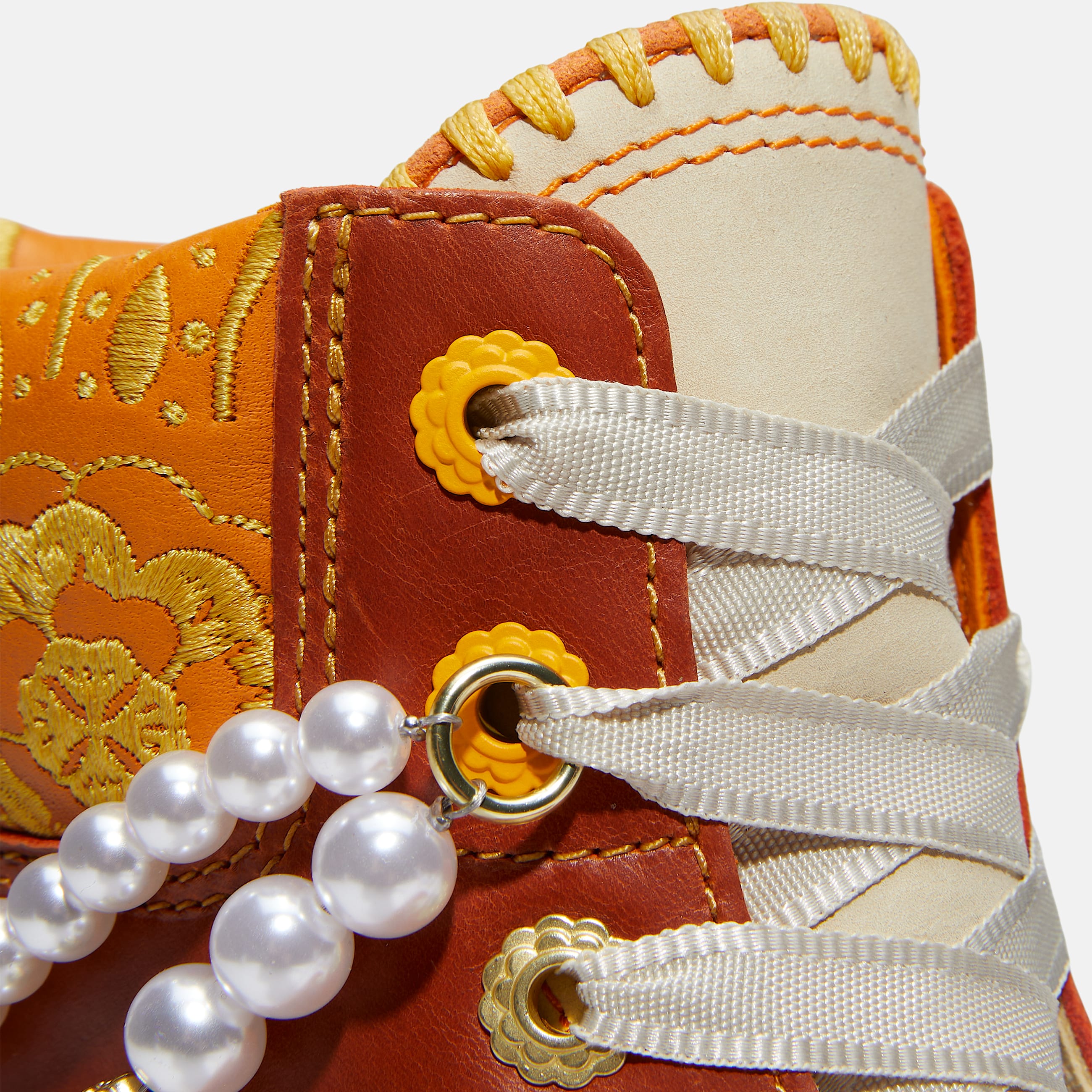 Womens Stone Street Platform Da de Muertos 6Inch Waterproof Boot TBL Rust FullGrainOrange ALT9